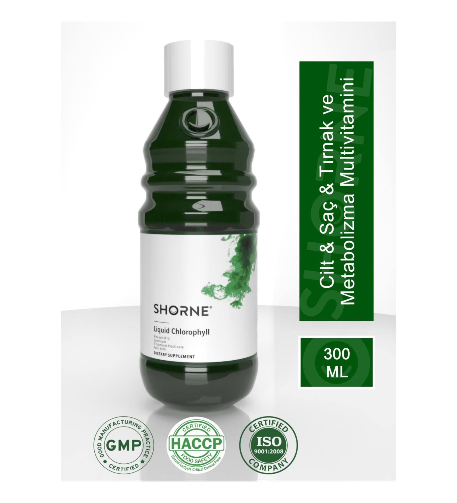Shorne Liquid Chlorophyll Multivitamin Food Supplement 300ml