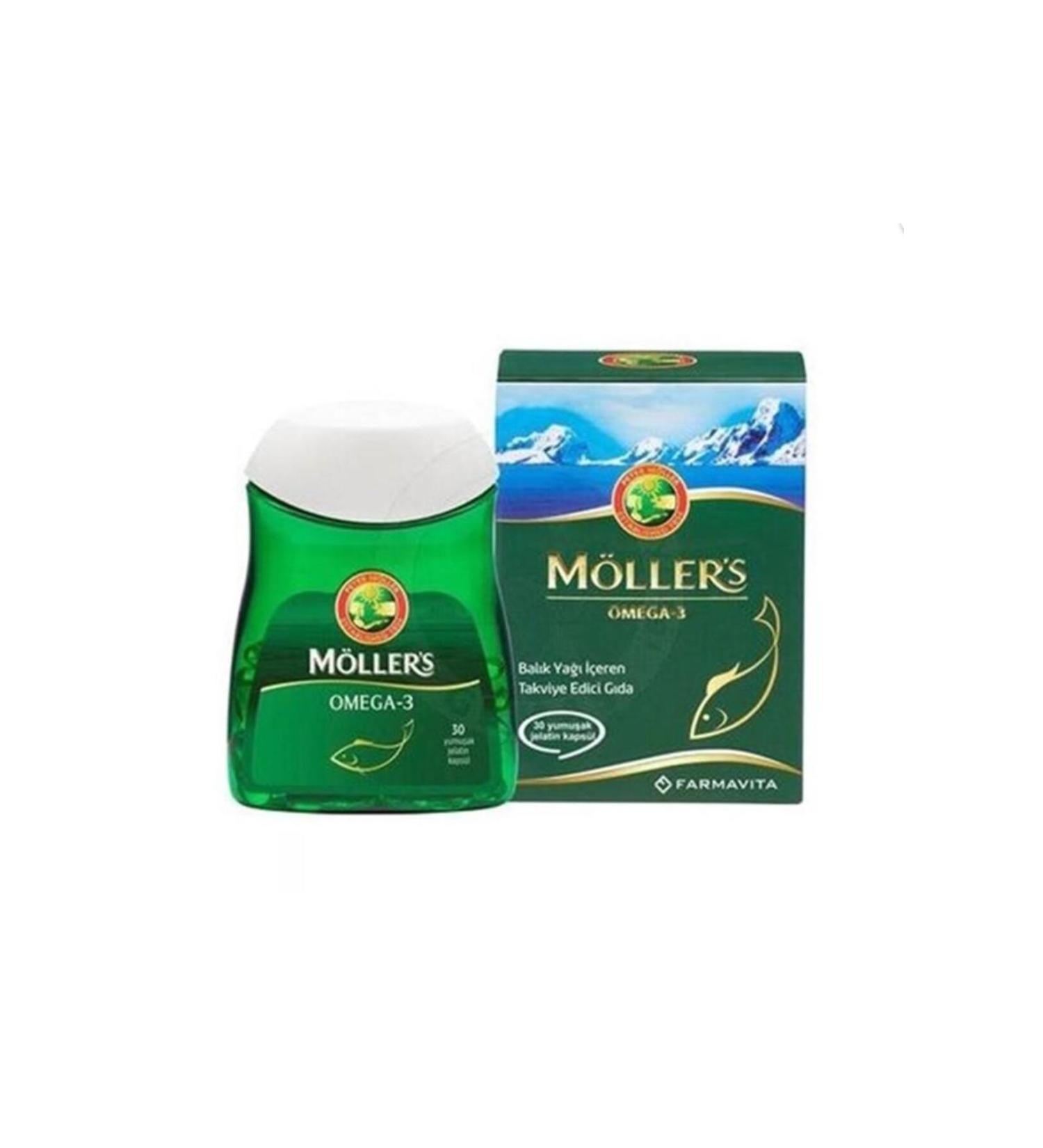 Mollers Omega-3 Food Supplement 30 Softgels