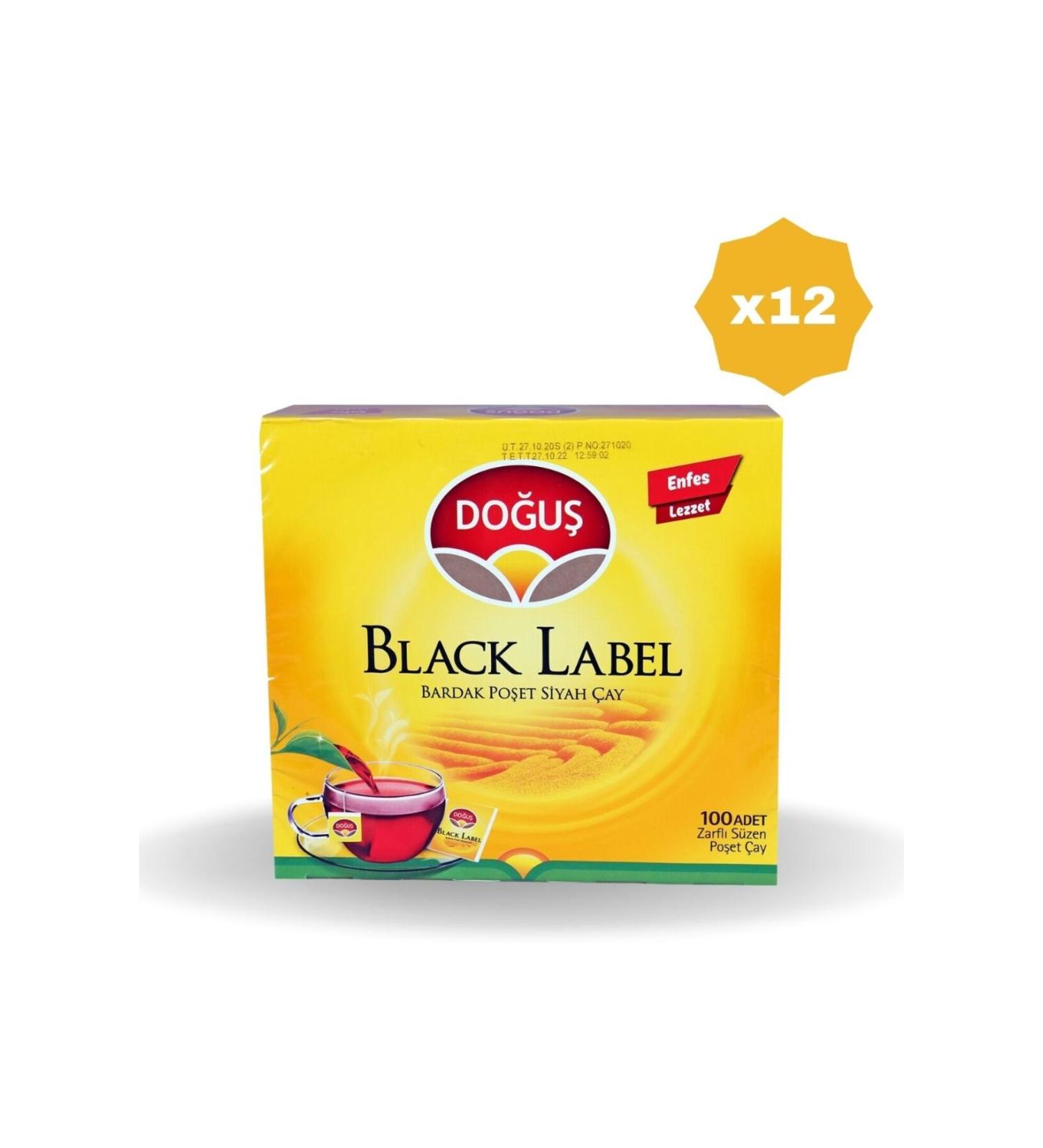 Do u DO U BLACK LABEL CUP TEA BAGS 100PCS X 12 PIECES