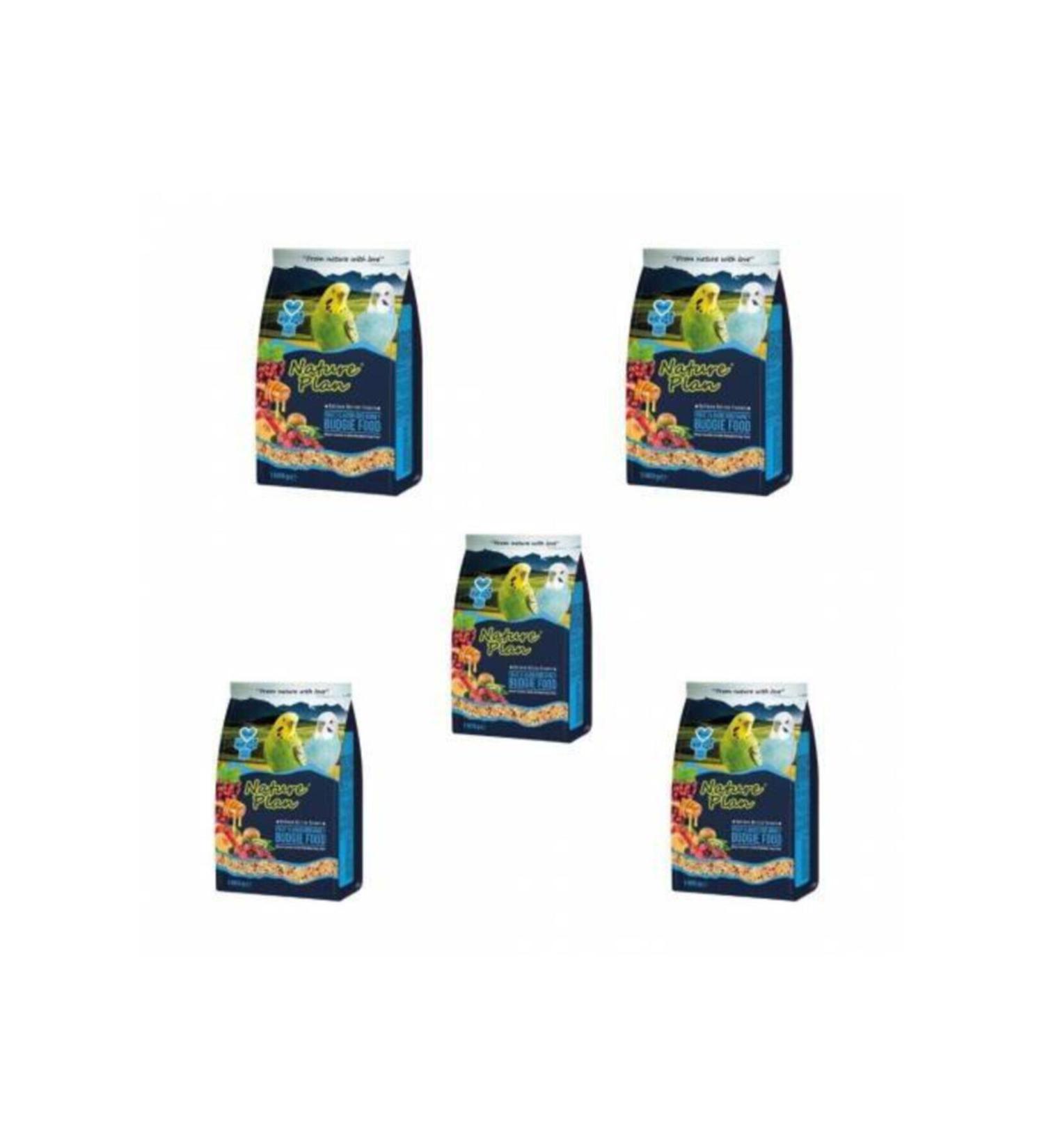Natura Plan Nature Plan Budgie Food 1 Kg X 5 Pieces