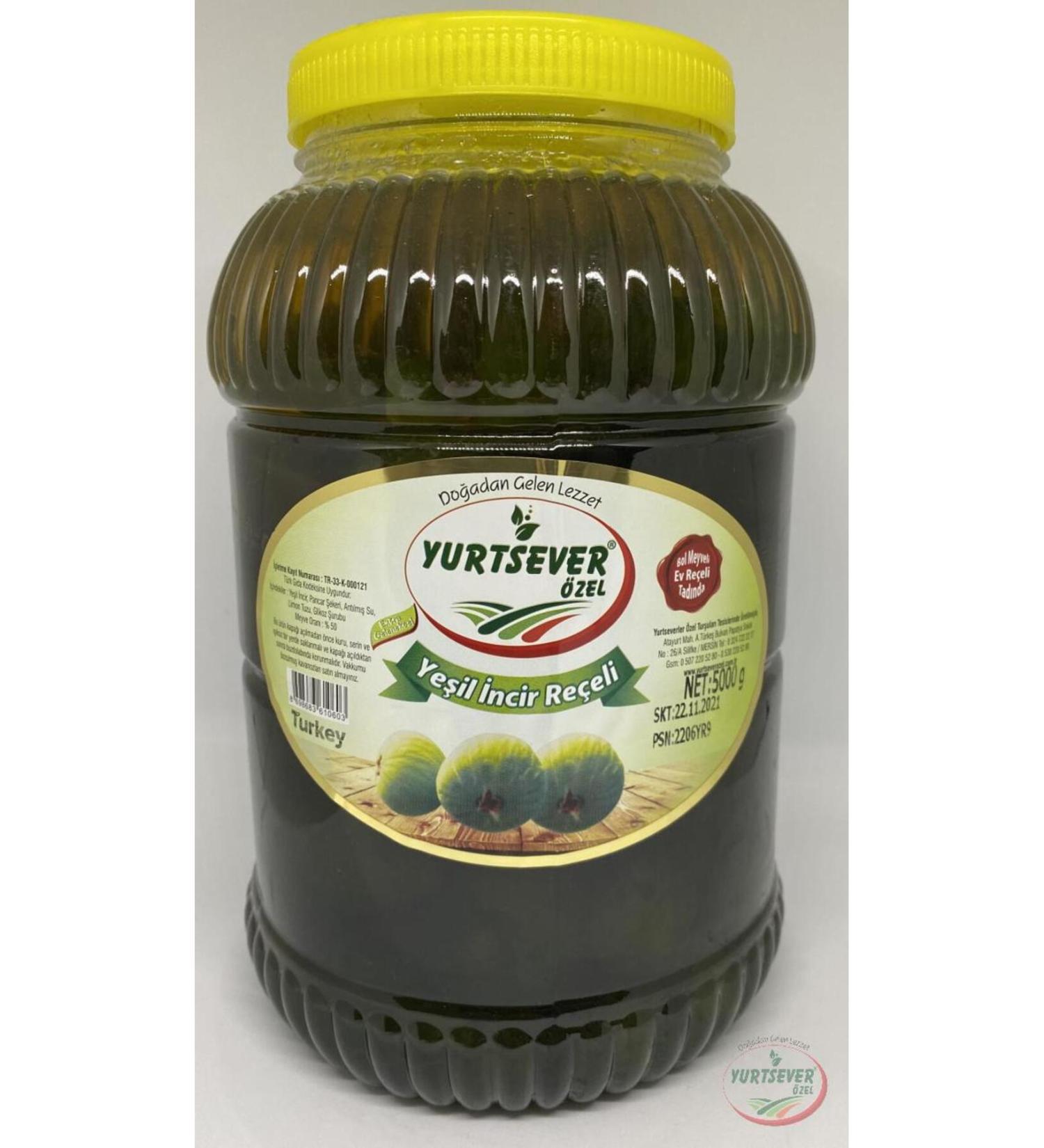 Patriot Natural Green Fig Jam (5 Kg)