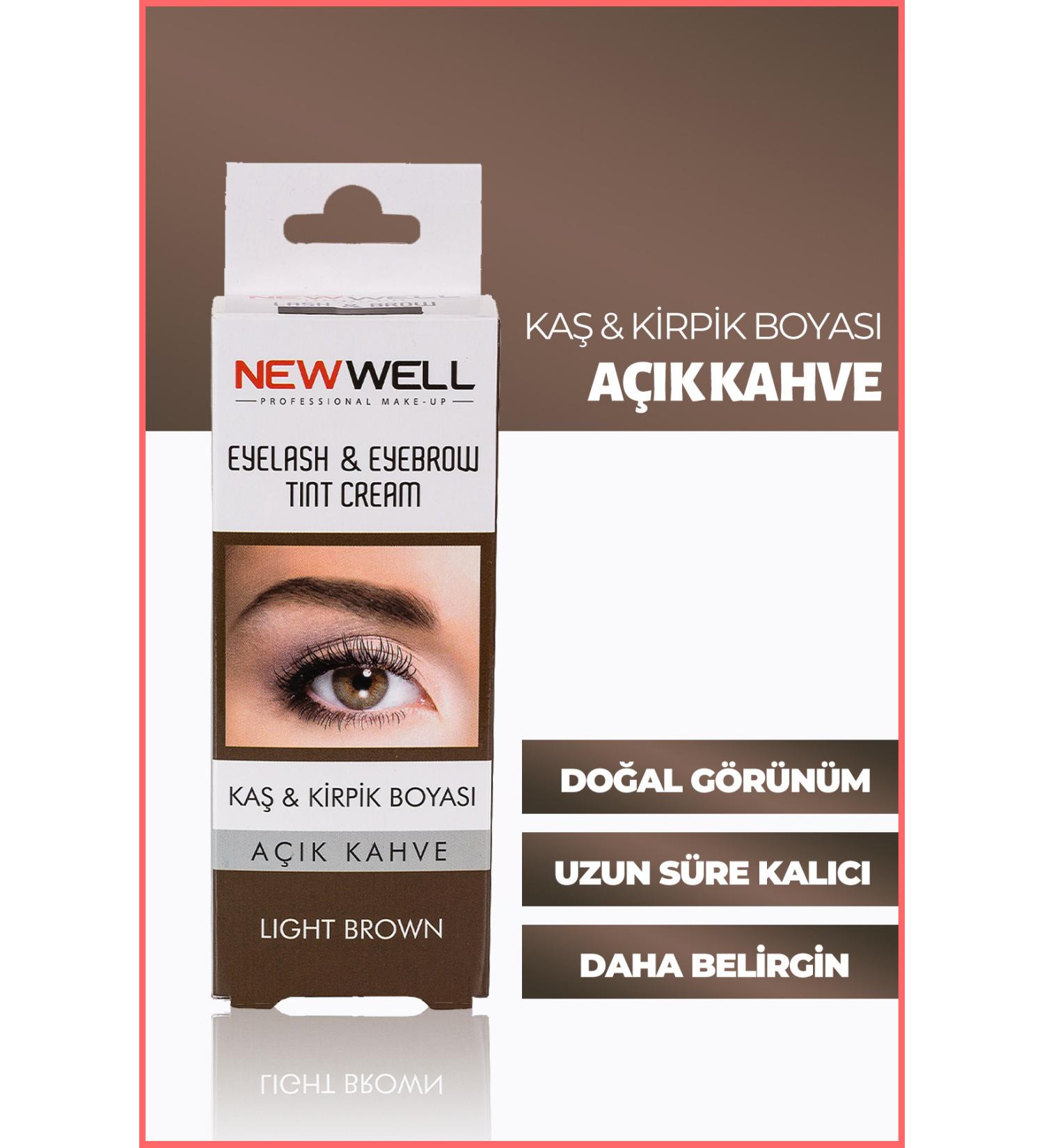 New Well Eyebrow & Eyelash Dye - Light Brown 8680923320939