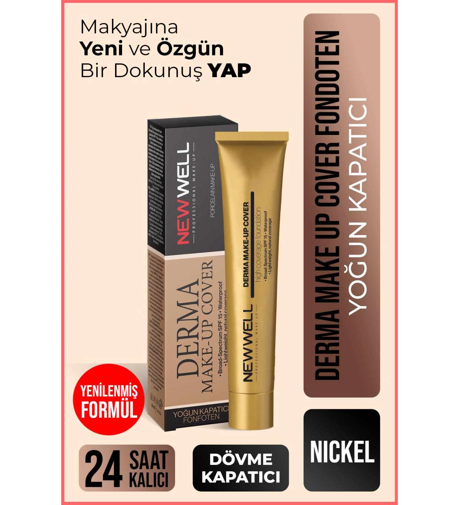 New Well Derma Makeup Cover Foundation Nickel - Buy Online on GoSupps.com