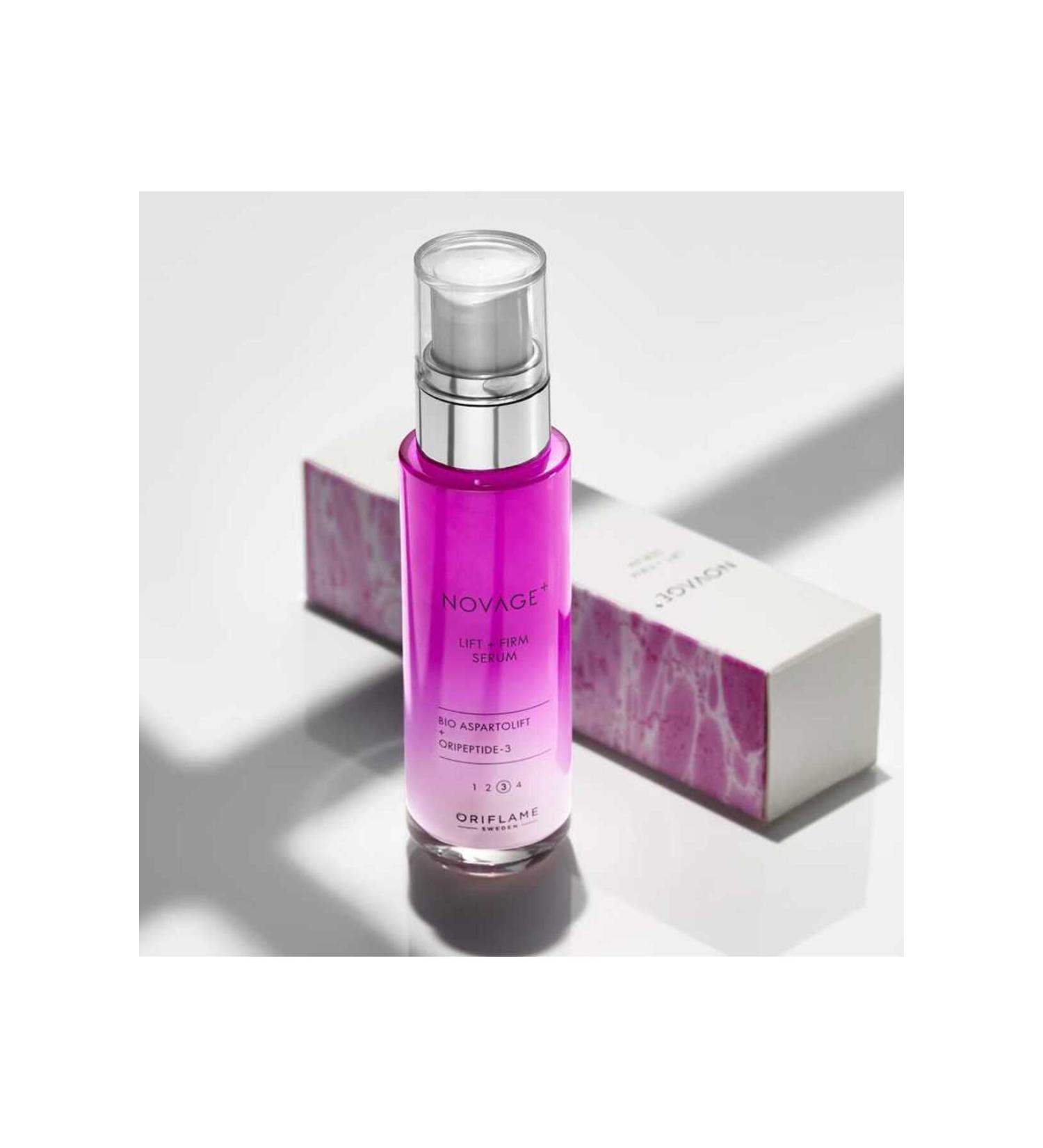 Oriflame Novage+ Lift + Firm Face Serum That Increases Skin Elasticity and Firmness - Buy Online on GoSupps.com
