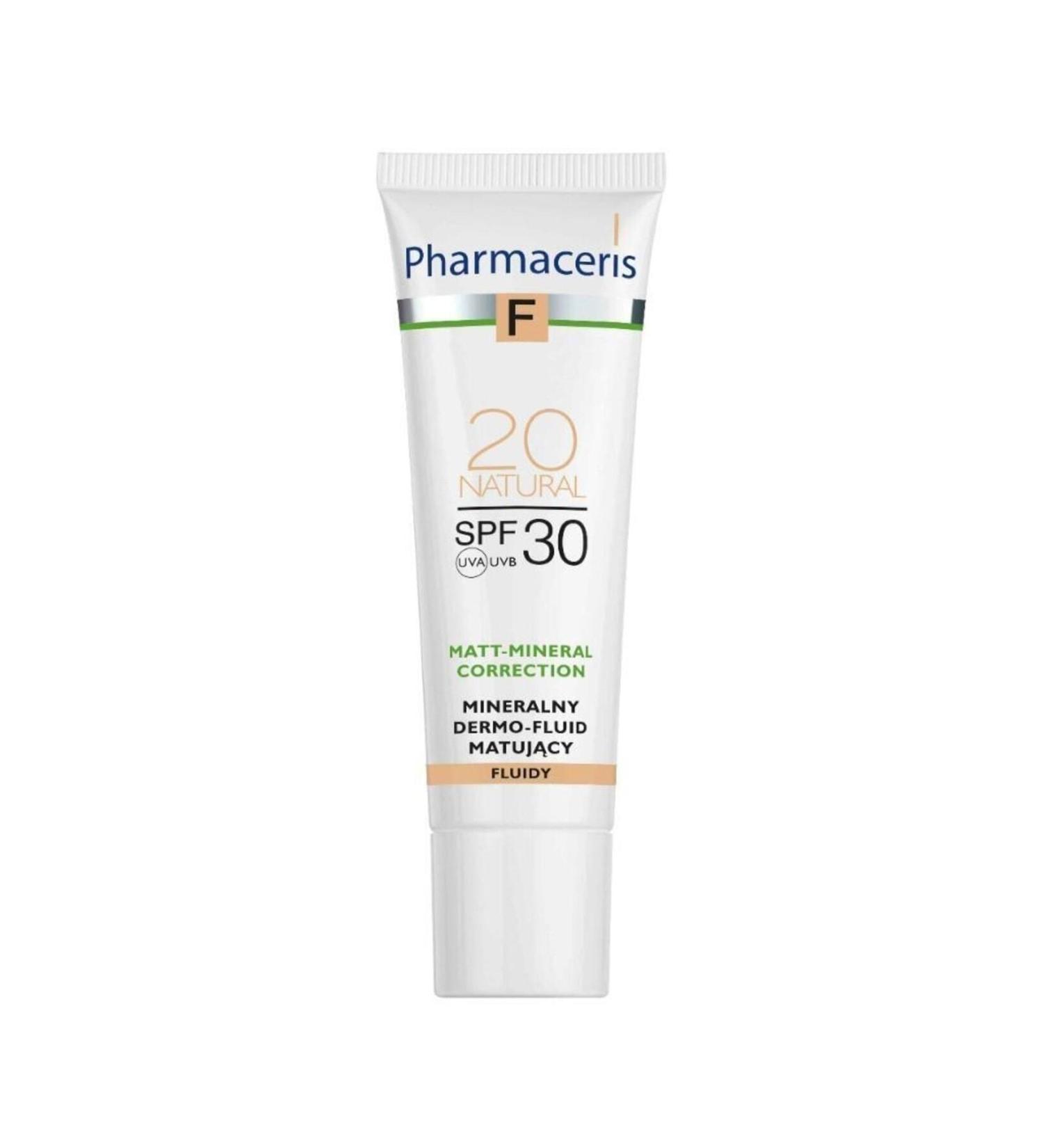 Pharmaceris F Mineral Mattifying Liquid Dermo-foundation 20 Natural Spf30 30 Ml PSSNS725