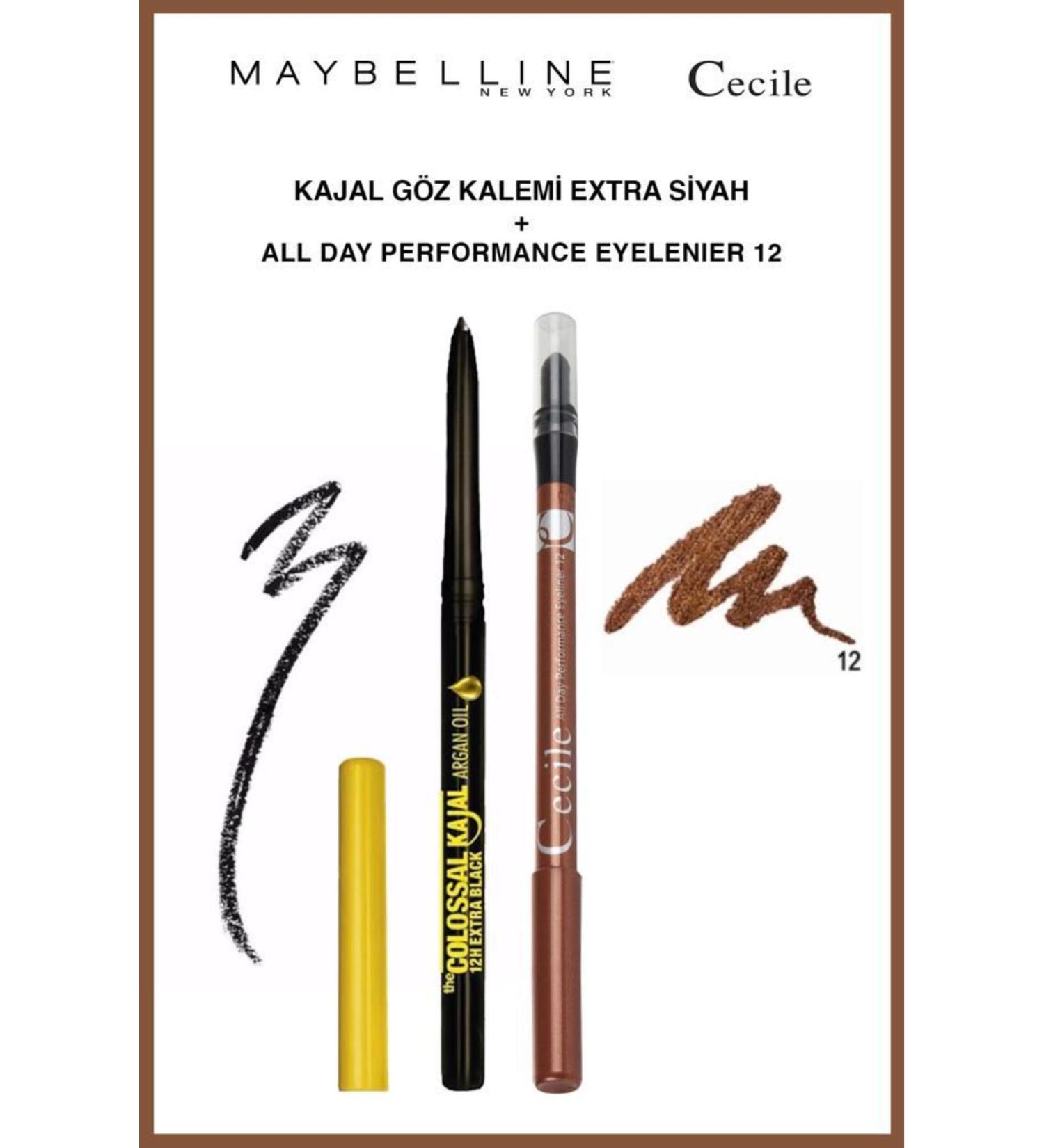 Maybelline New York Maybelline Argan Oil Eye Pencil Cecile All Day 12 Effective Looks Makeup Set - Buy Online on GoSupps.com