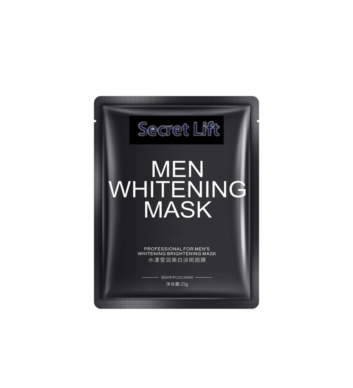 SECRET LIFT ORGANIC HERBAL FACE REVITALIZING AND WHITENING MASK FOR MEN 5 PIECES - Buy Online on GoSupps.com