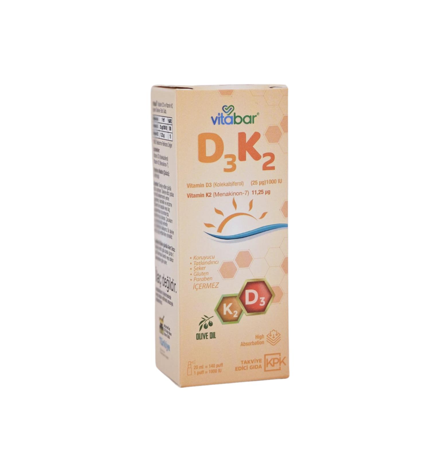 Vitabar D3K2 - Buy Online on GoSupps.com