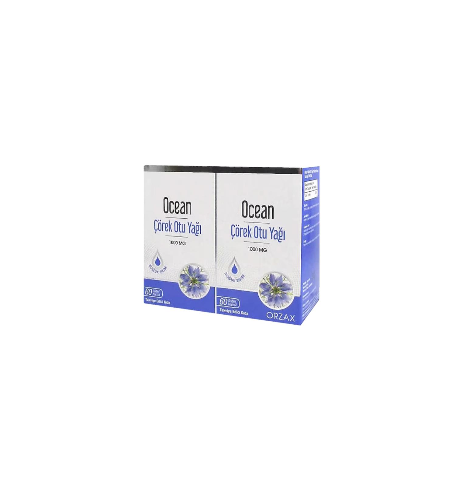 Ocean Black Cumin Oil 1000mg 60 Capsules