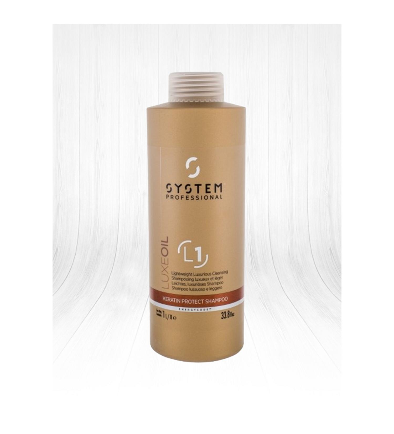 wella Professionals Argan and Keratin Shine Shampoo without Weighing the Hair 1000ml.
