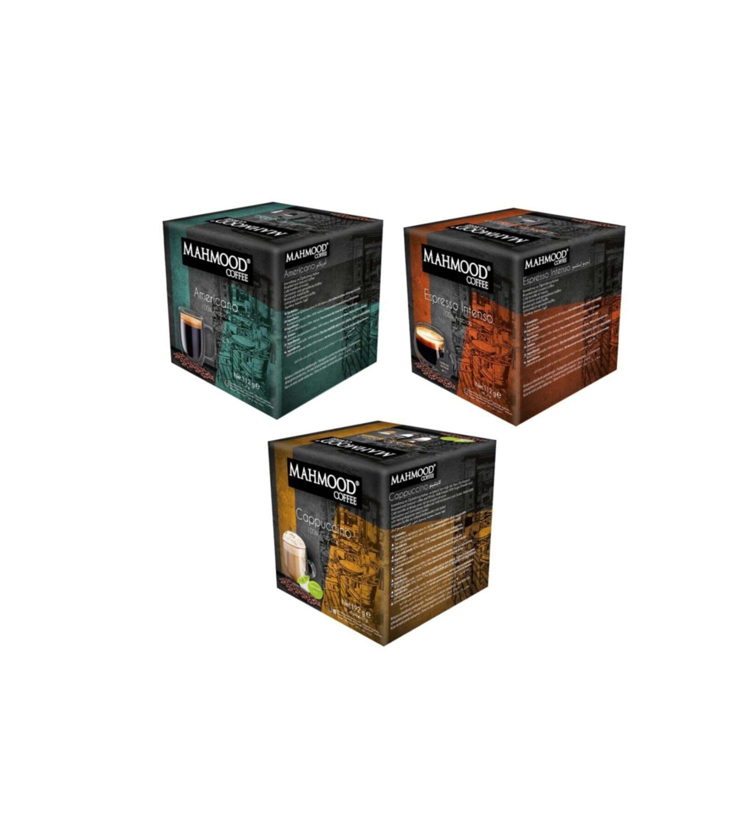 Mahmood Dolce Gusto Capsule Coffee Varieties 16 Pieces X Set of 3 - Buy Online on GoSupps.com