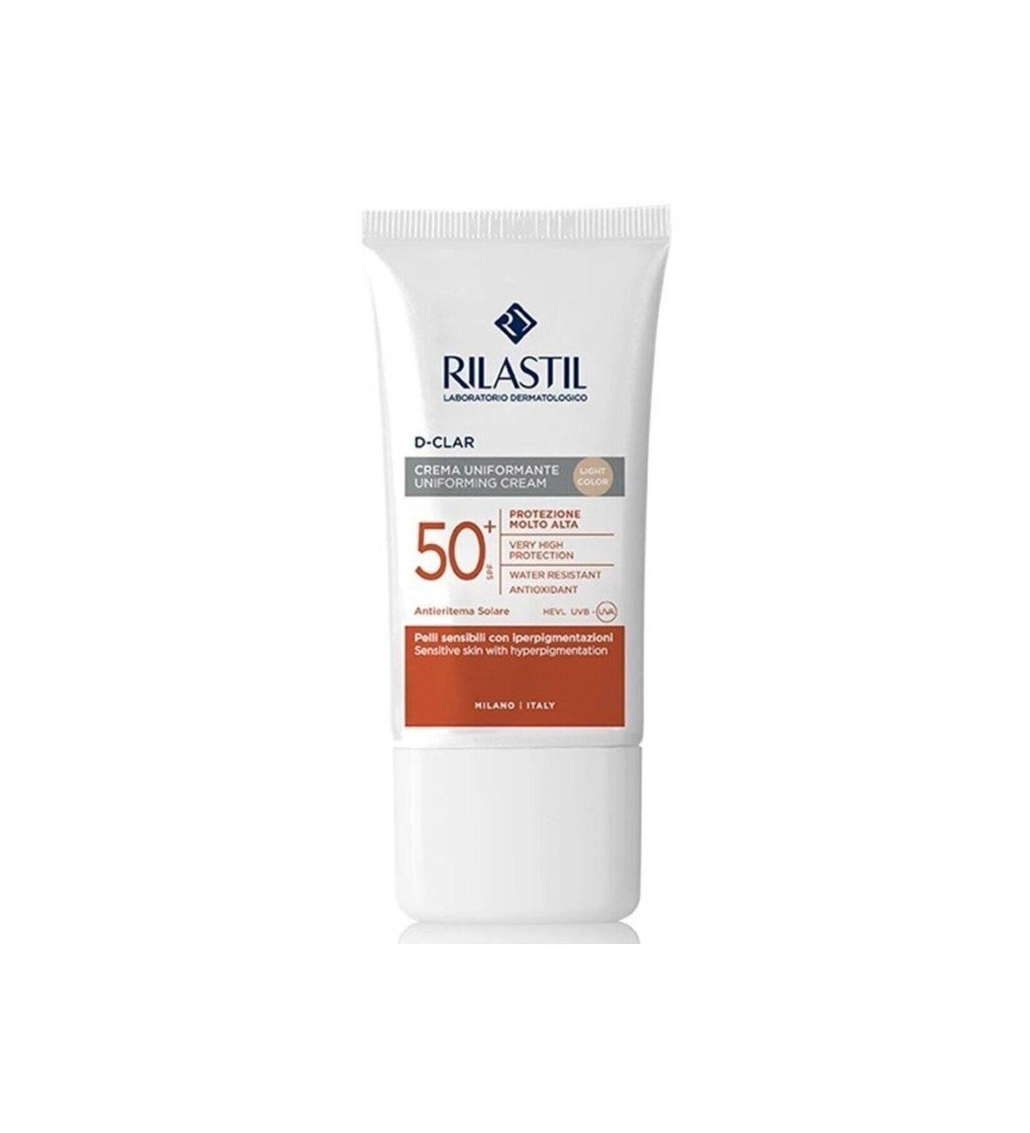 Rilastil D-Clar Anti-Spot High Face Sunscreen Cream Spf50+ 50 ml - Light PSSNS996
