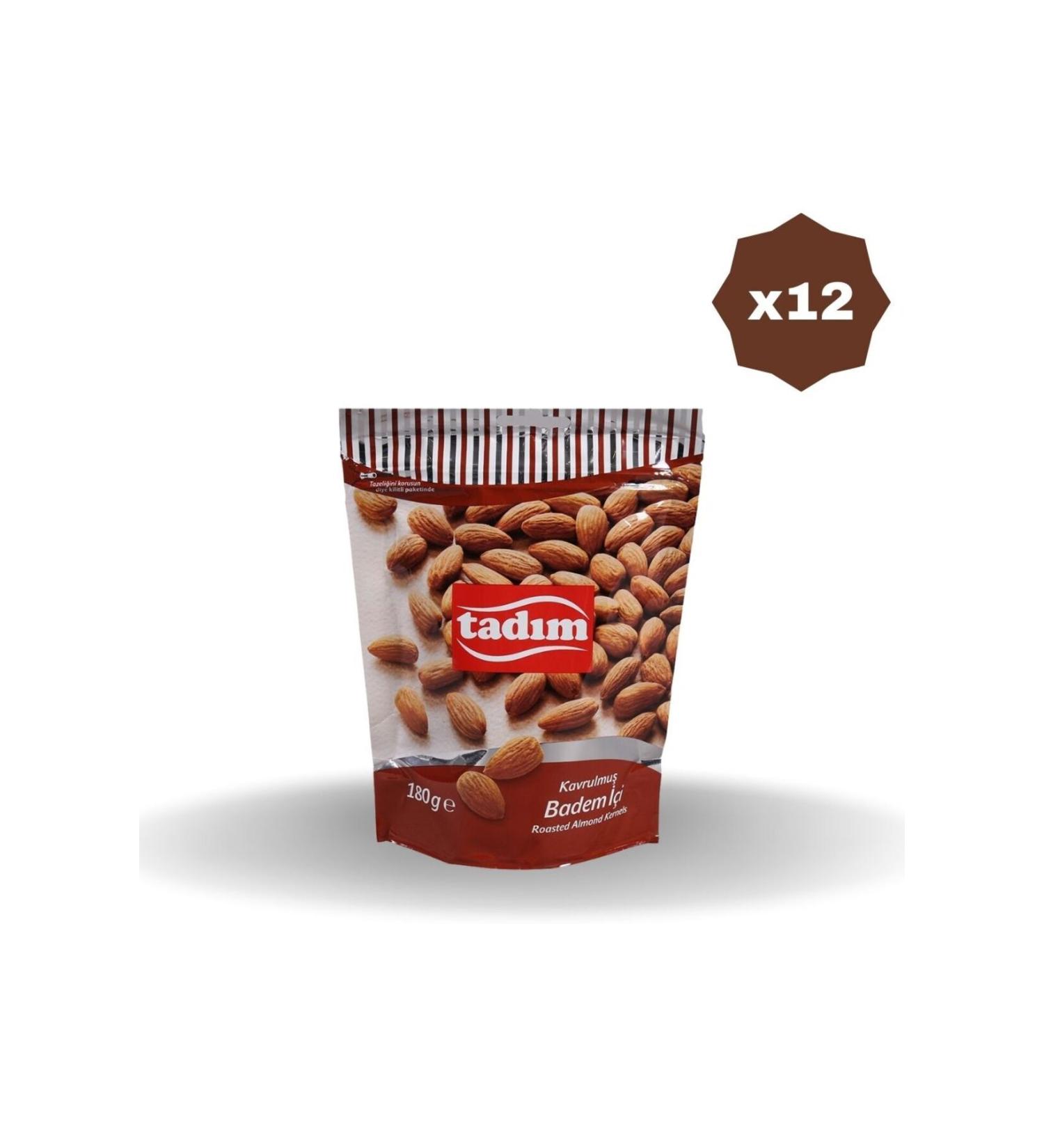 Tad m TADIM ROASTED ALMOND KERNEL 180 GR X 12 PIECES