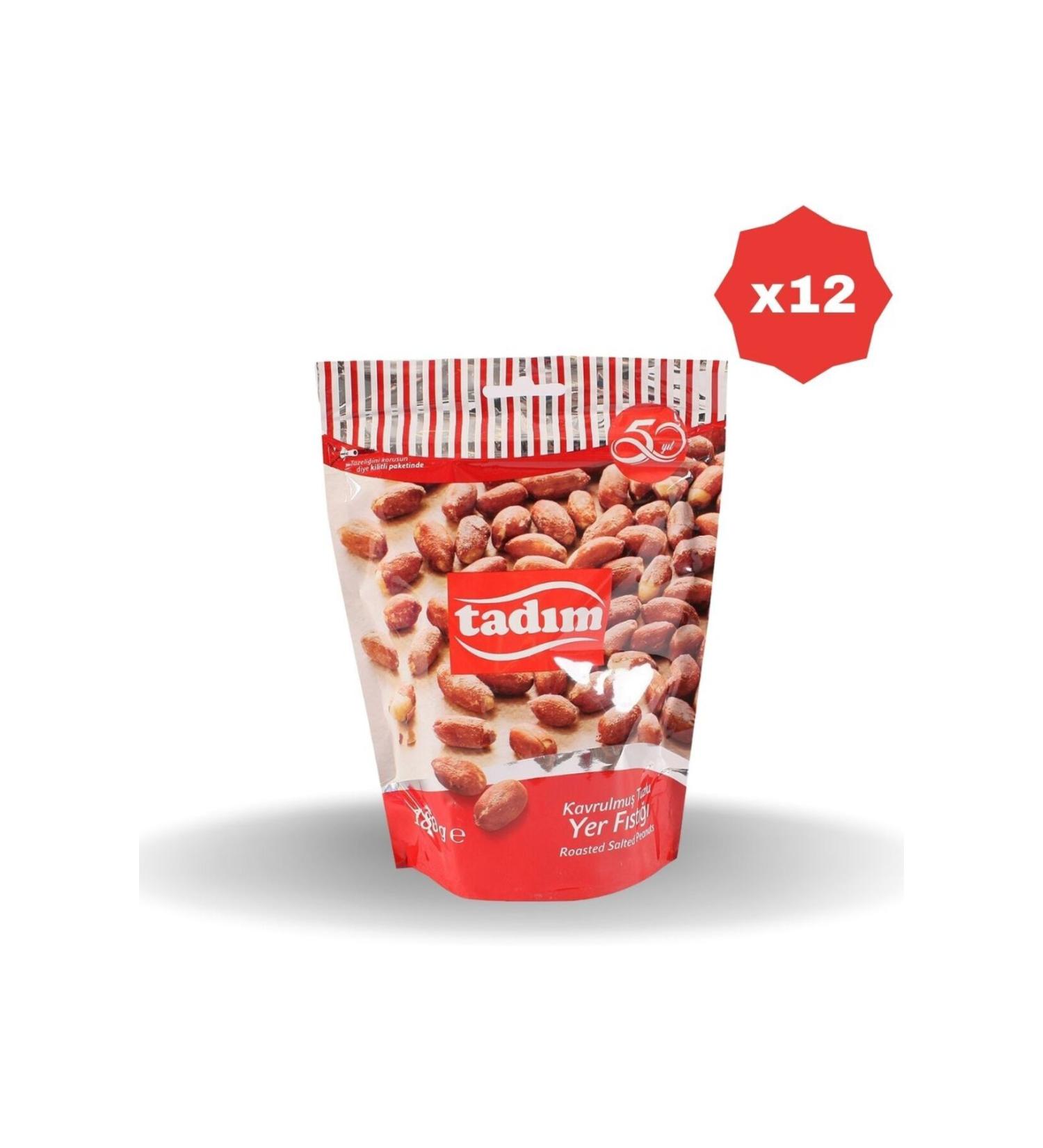 Tad m TADIM SALTED PEANUTS 180 GR X 12 PIECES