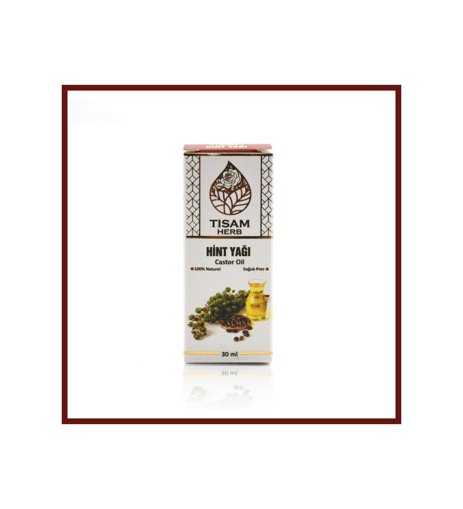 T SAM Castor Oil 30ml 100% Pure Cold Press 2li