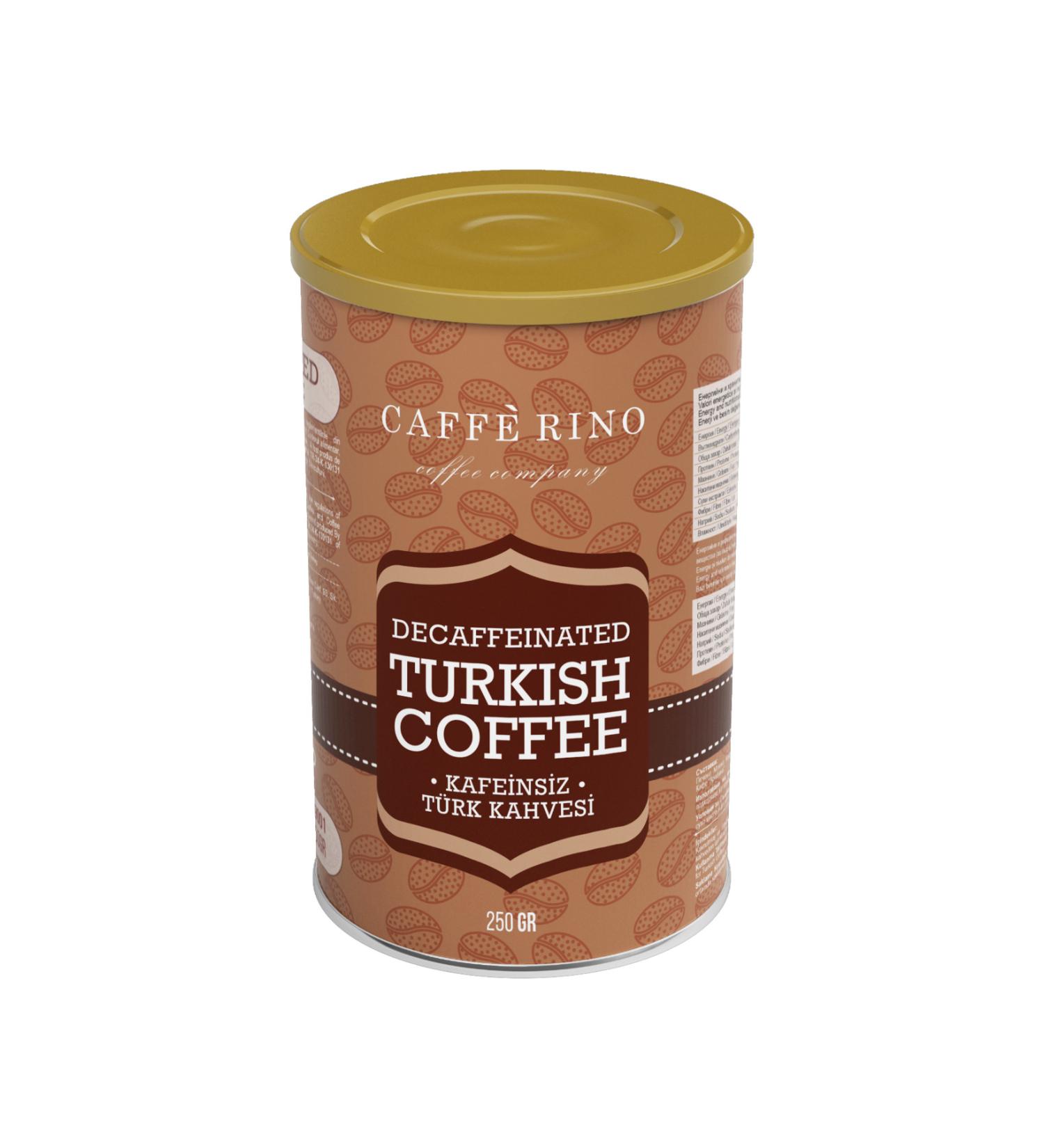 Caffe Rino Turkish Coffee | Decaffeinated | 250 gr - Buy Online on GoSupps.com
