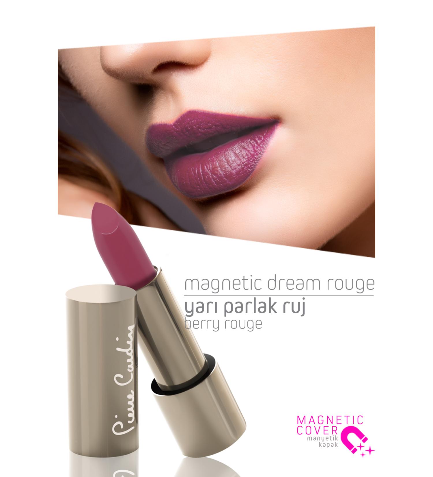Pierre Cardin Magnetic Dream Lipstick - Berry Rouge - 256