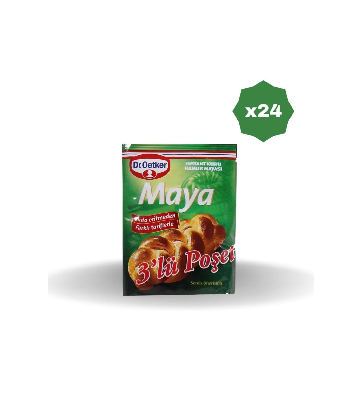 Dr. Oetker DR.OETKER INSTANT YEAST 3 PACK 30 GR X 24 PIECES