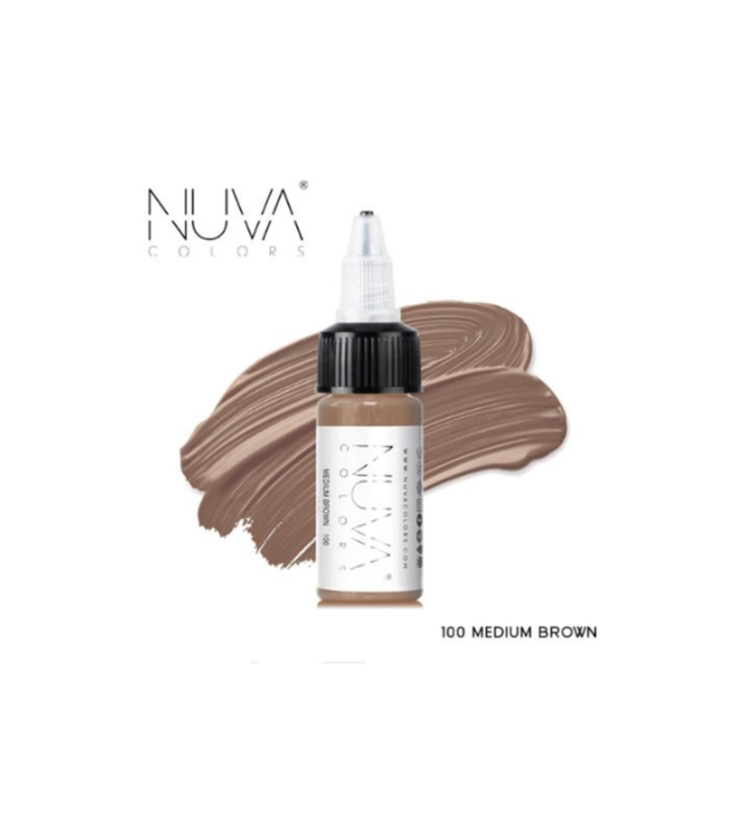 nuva colors Medium Brown Eyebrow Dye 15 Ml