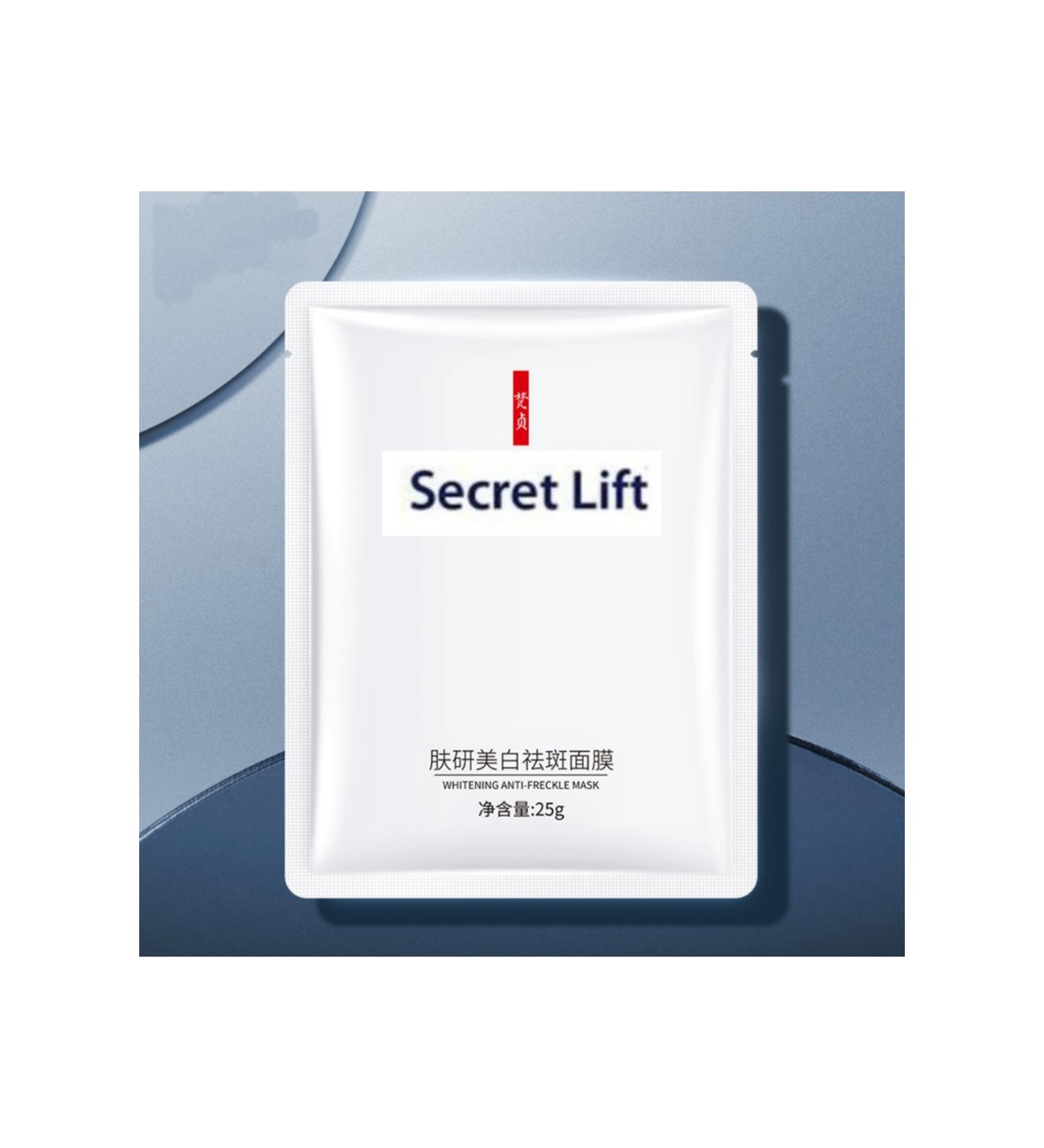 SECRET LIFT ORGANIC HERBAL FACE REVITALIZING AND WHITENING MASK 5 PIECES