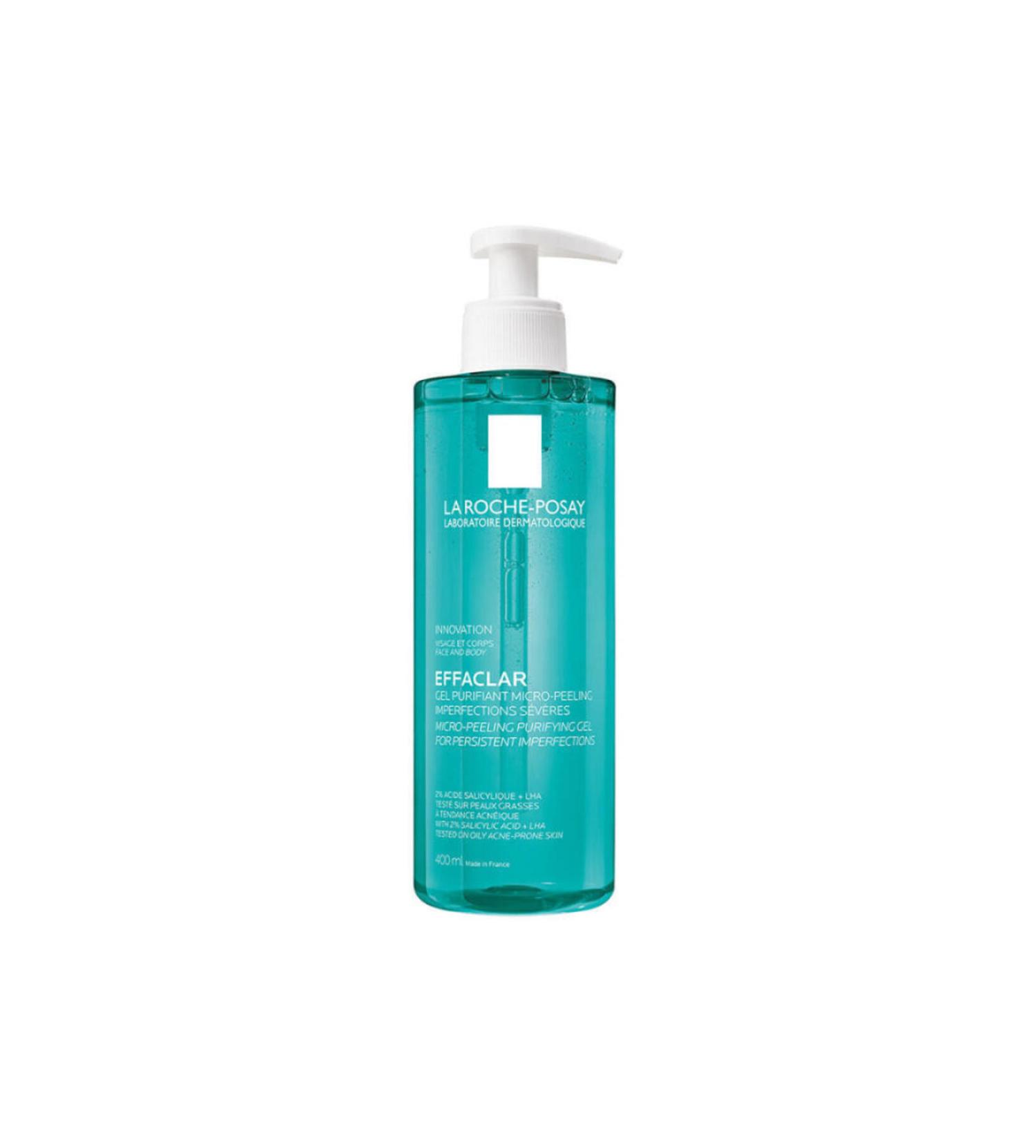 La Roche Posay Effaclar - Purifying Face and Body Micro Peeling Gel for irregular and oily skin 400 ml