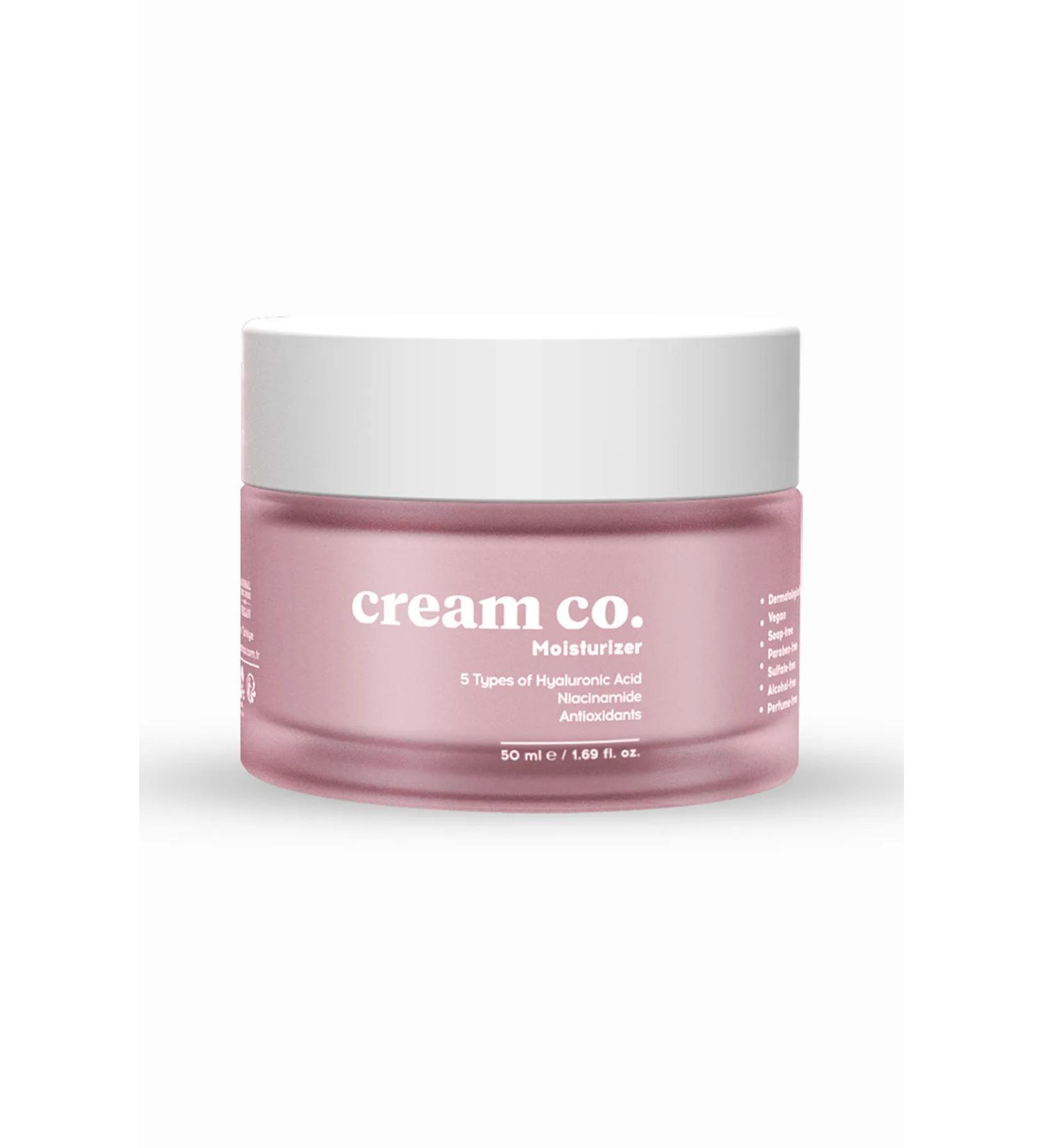 Cream Co. Moisturizing Face Cream Skin Tone Equalizer Brightening Water Based All Skin Types 50 ml - Buy Online on GoSupps.com