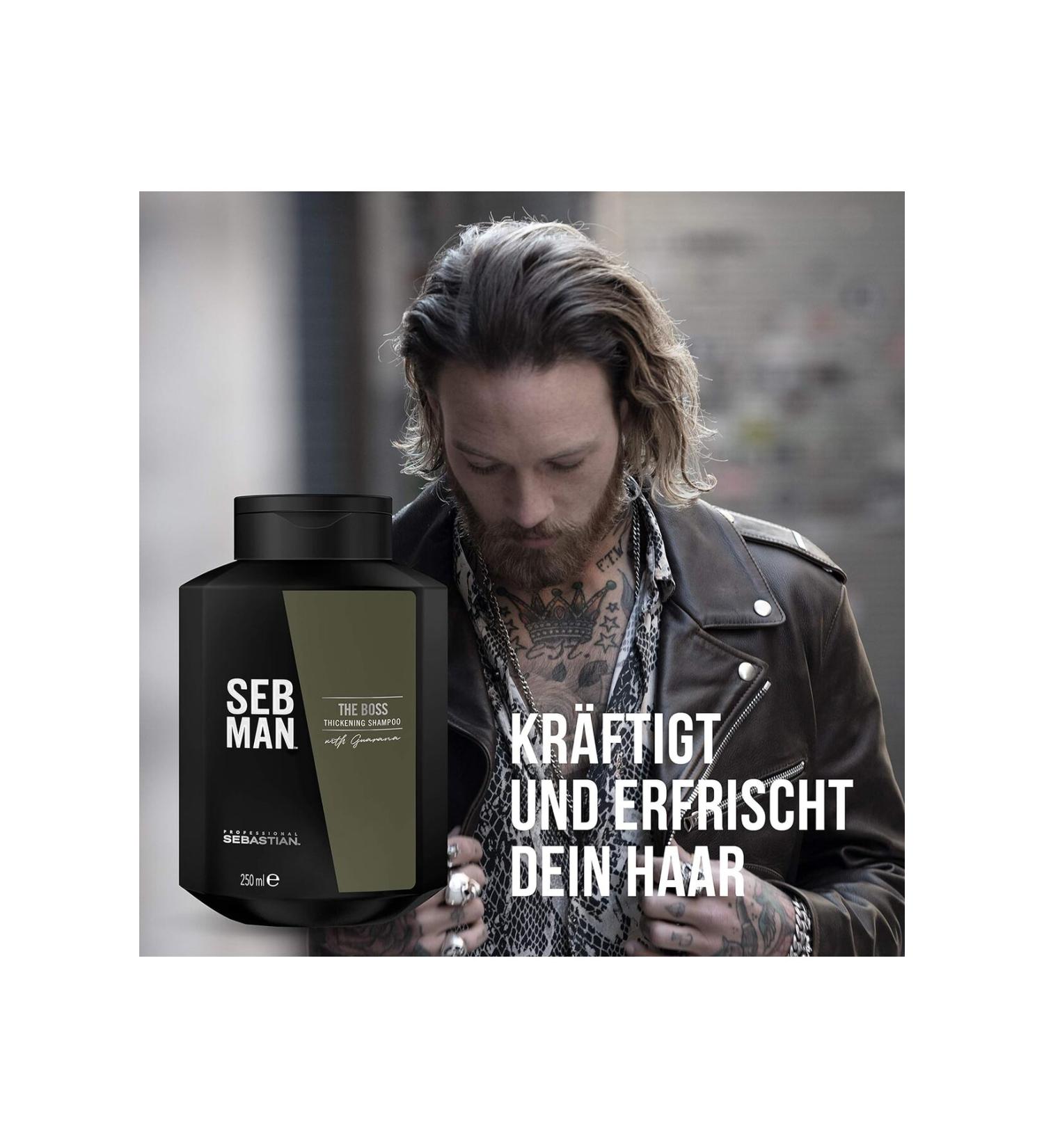 Sebastian Seb Man The Boss Hair Thickening Shampoo for Fine Hair - 250ml