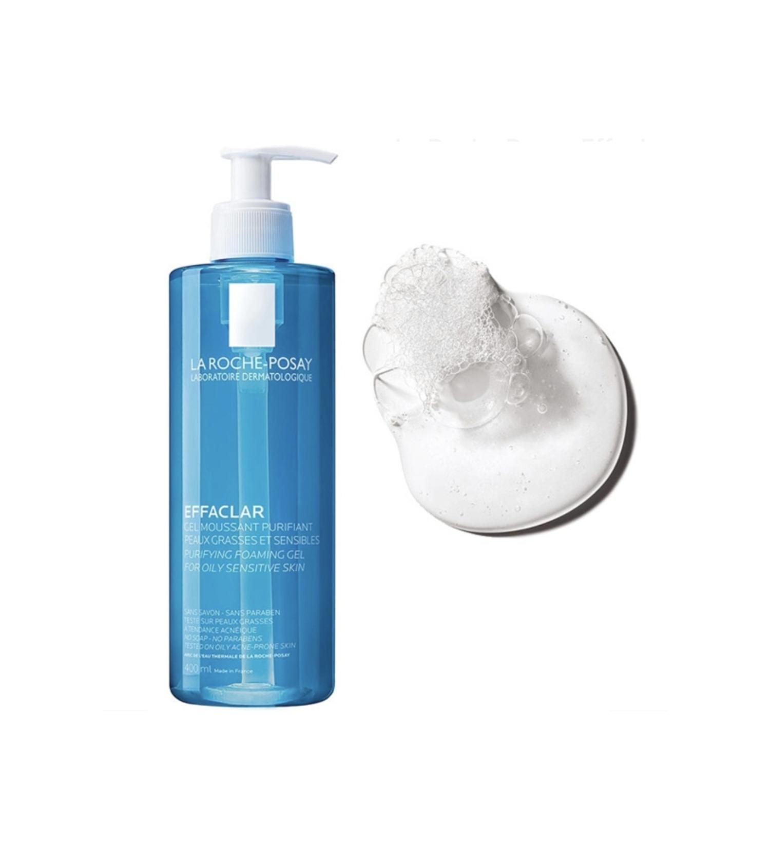 La Roche Posay Effaclar Gel for Oily and Acne-Prone Skin 400 ML Facial Cleansing Gel - Buy Online on GoSupps.com