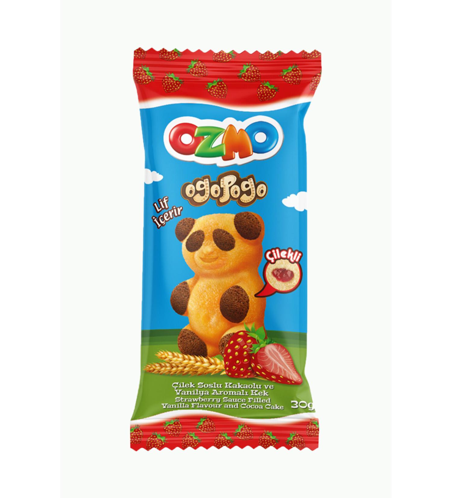 len LEN OZMO OGOPOGO STRAWBERRY CAKE 30GR x 24 PIECES