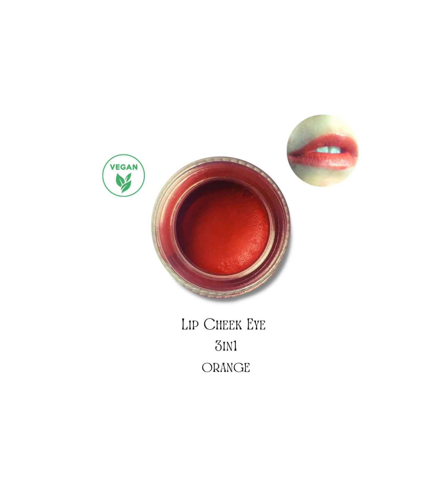 Mabinu Cosmetic Orange Lip Cheek Eye Vegan Cream Blush Lipstick Eyeshadow -orange - Buy Online on GoSupps.com