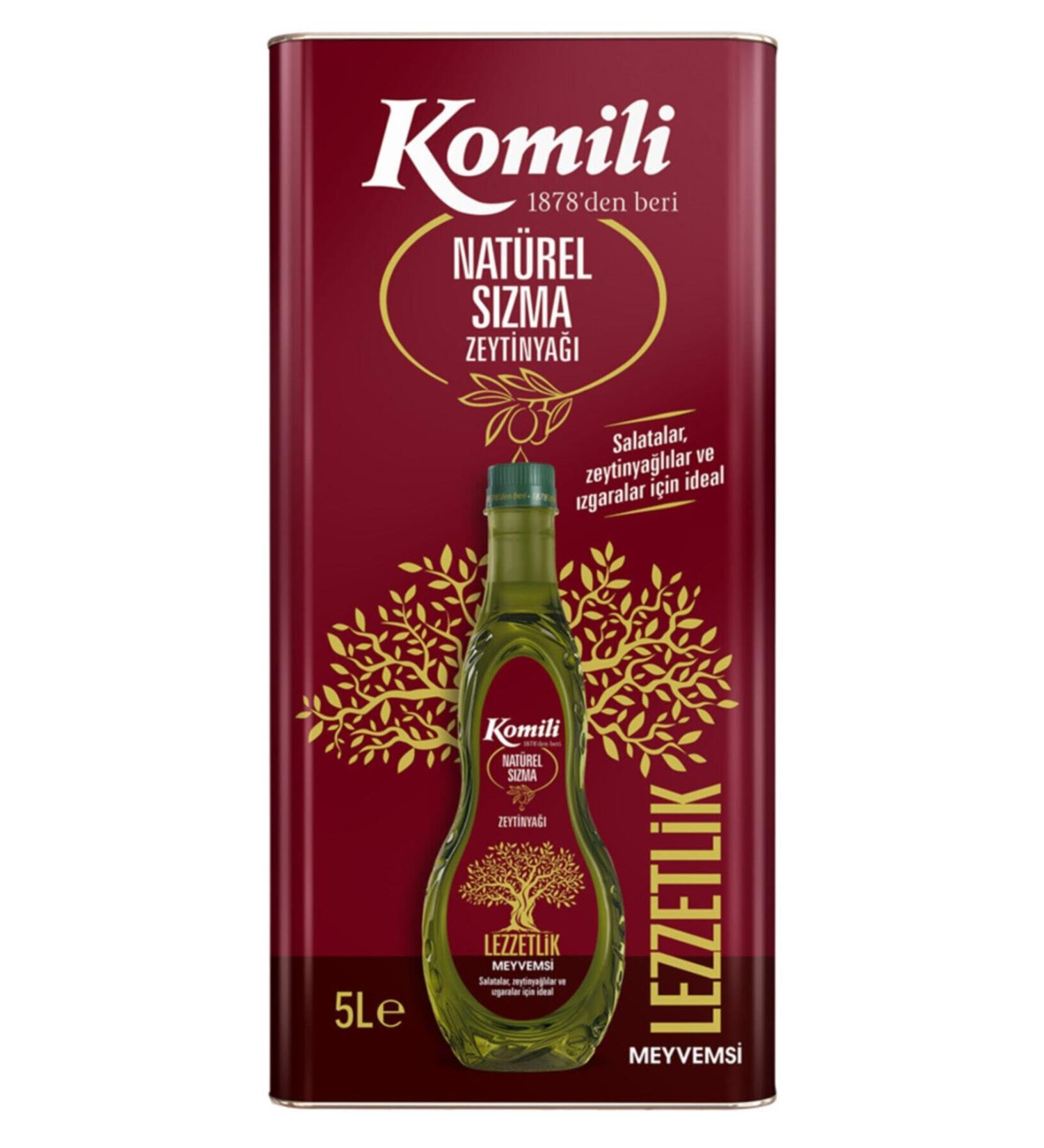 Komili Extra Virgin Olive Oil Tin 5 l