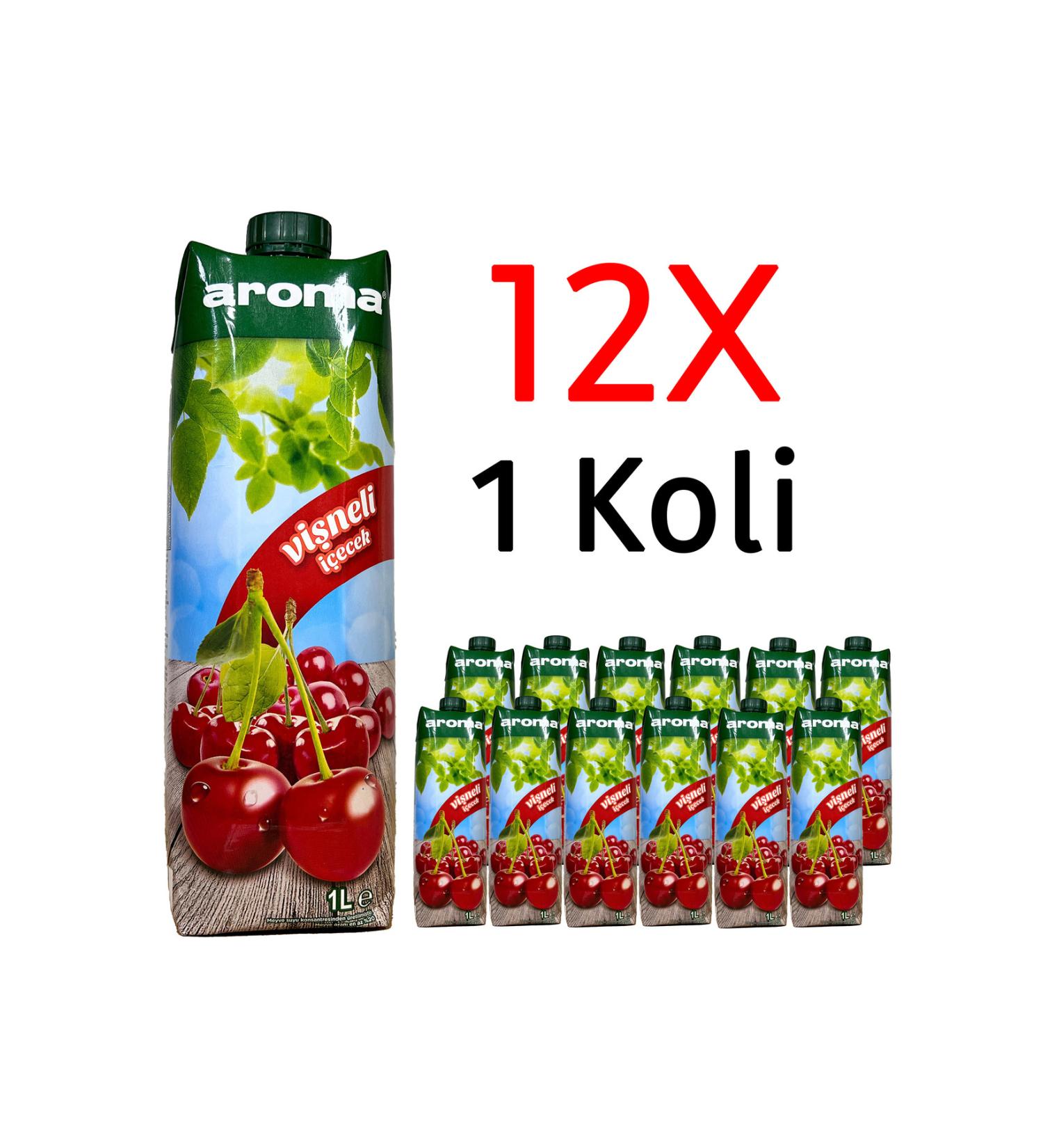 Aroma Nectar Cherry Fruit Juice 1L 12 Pieces
