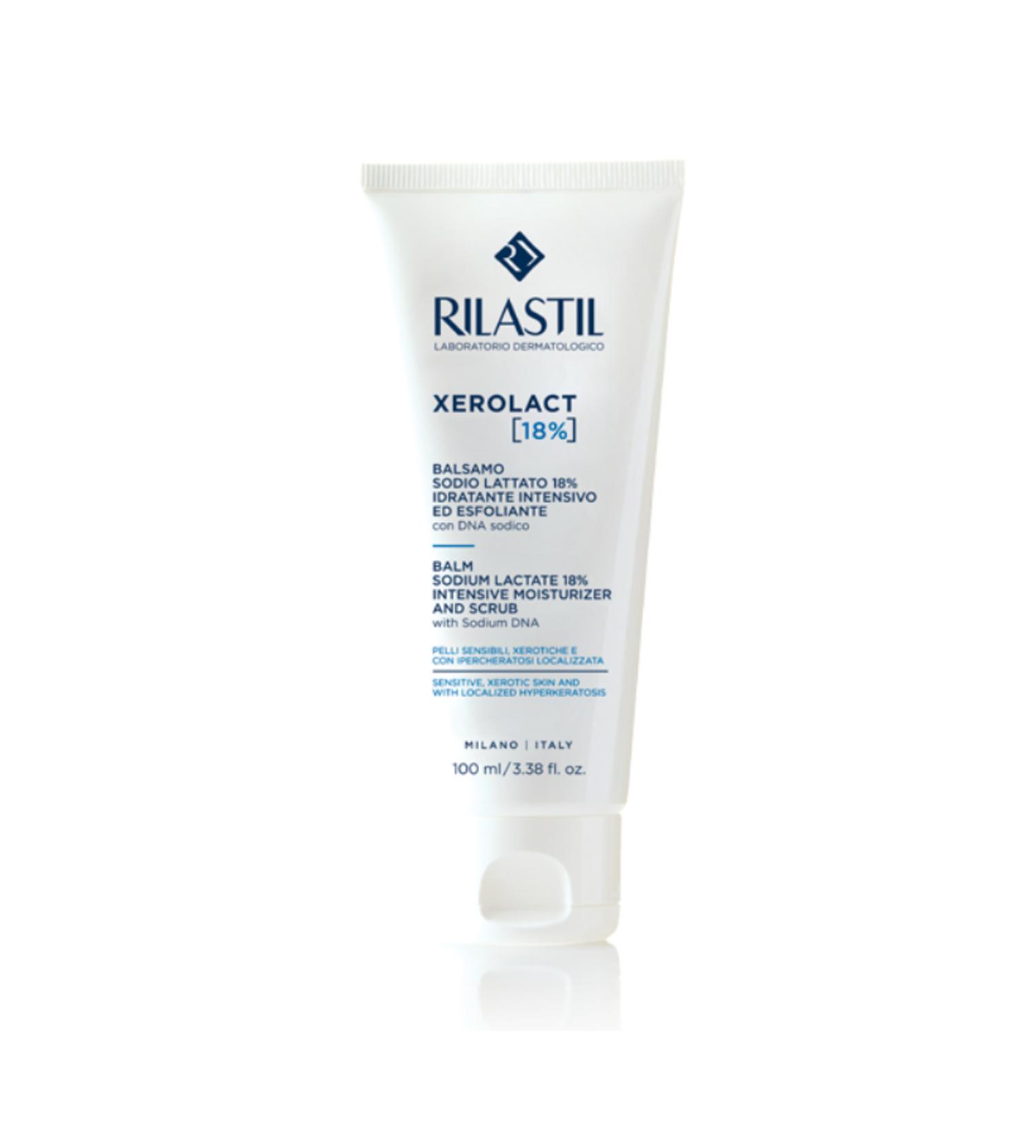 Rilastil INTENSIVE MOISTURIZING CREAM FOR VERY DRY AND SENSITIVE SKIN 100 ML - ELBOW KNEE HEEL