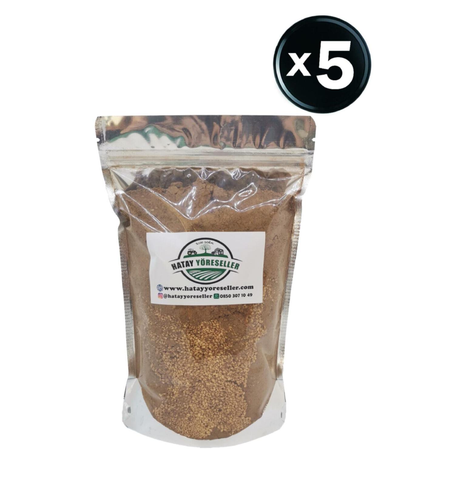 Hatay Locals Breakfast Powder Zahter Natural Additive-Free 250 gr X 5 Pieces