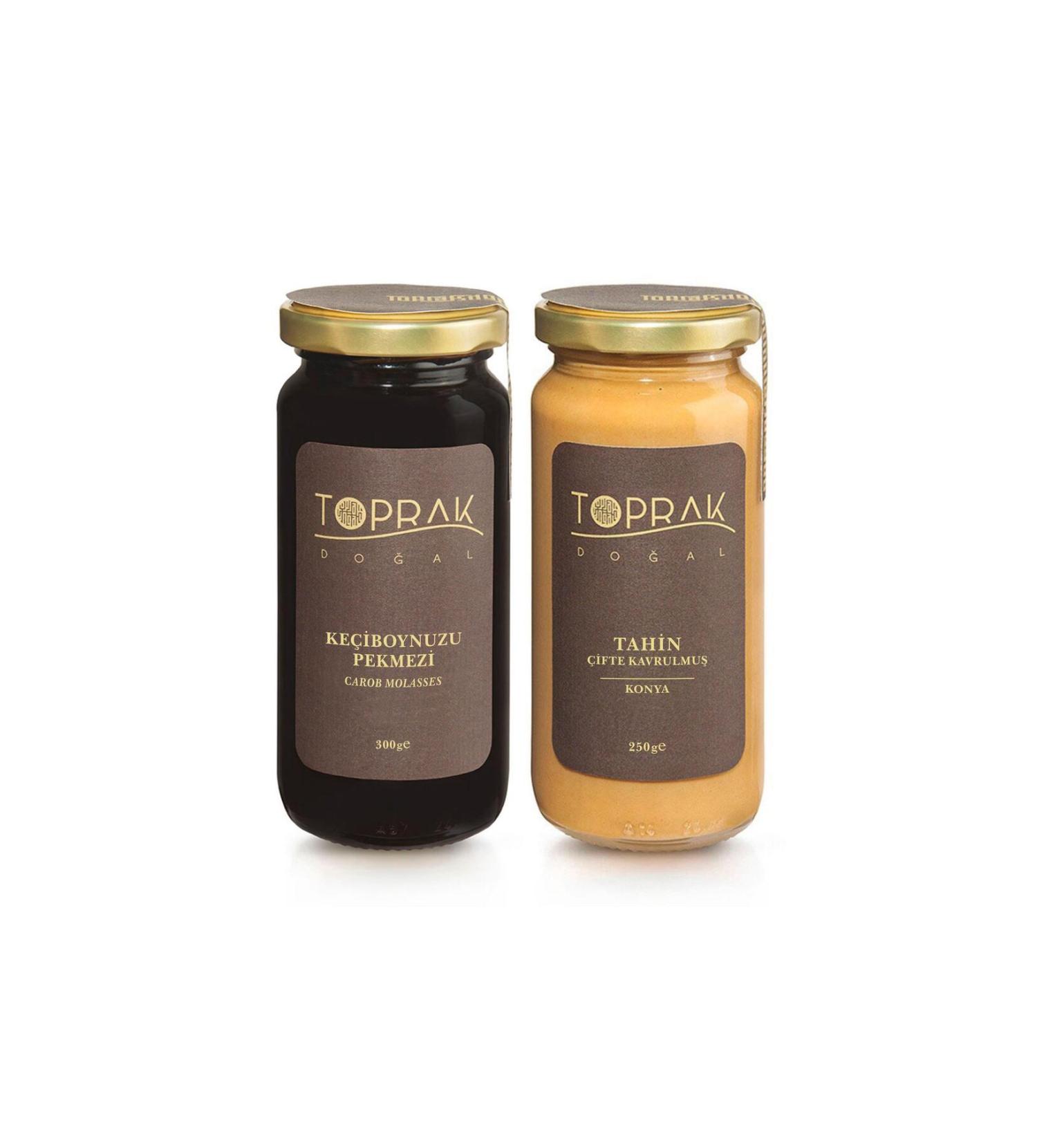 Toprak Natural Carob Molasses Tahini Set - Buy Online on GoSupps.com