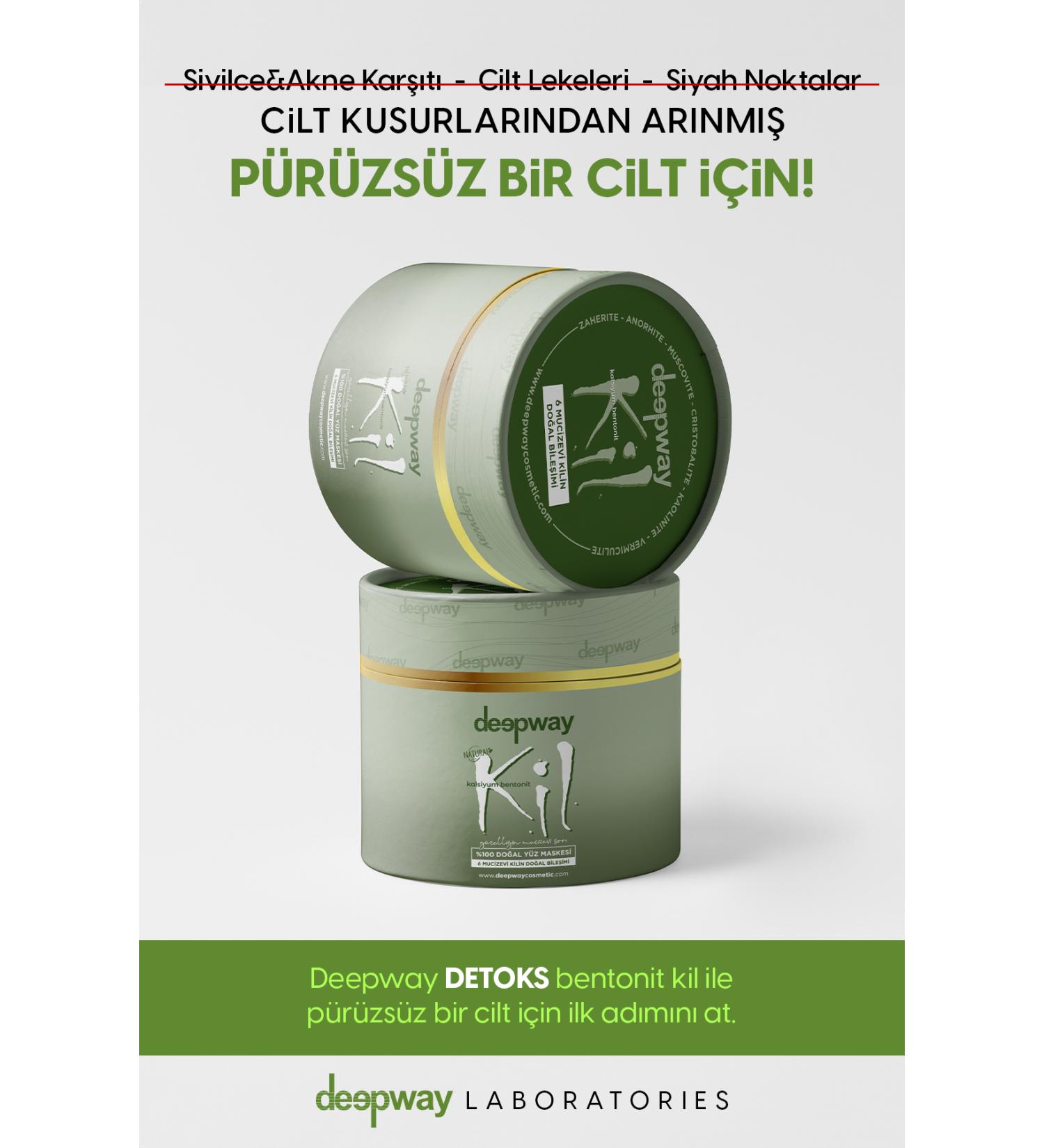 Deep Way Deepway Bentonite Powder Clay Acne Net: 175 gr - Buy Online on GoSupps.com