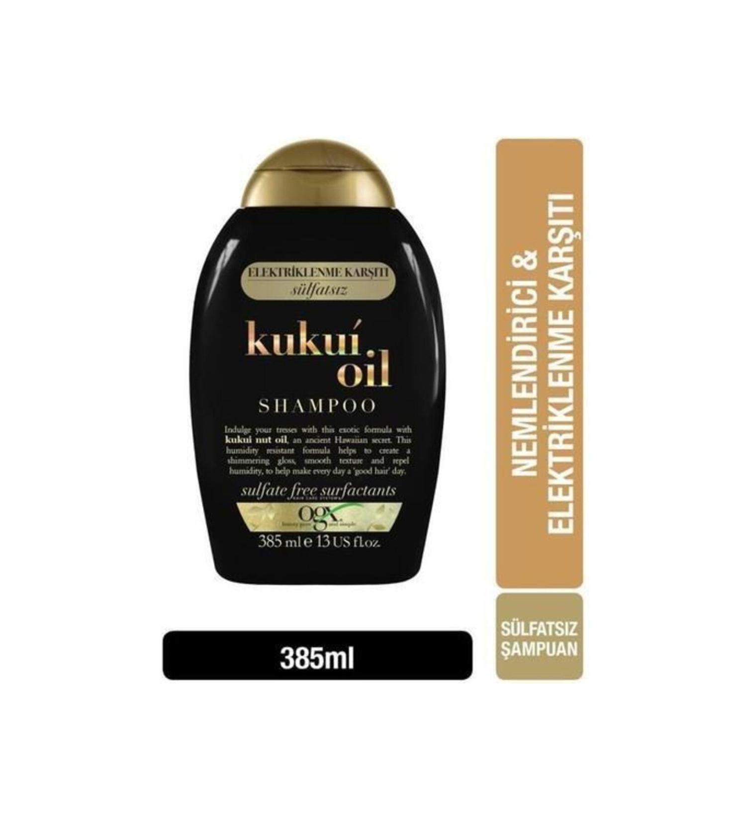 OGX Organix Kukui Oil Anti-Frizz Sulfate-Free 385 Ml