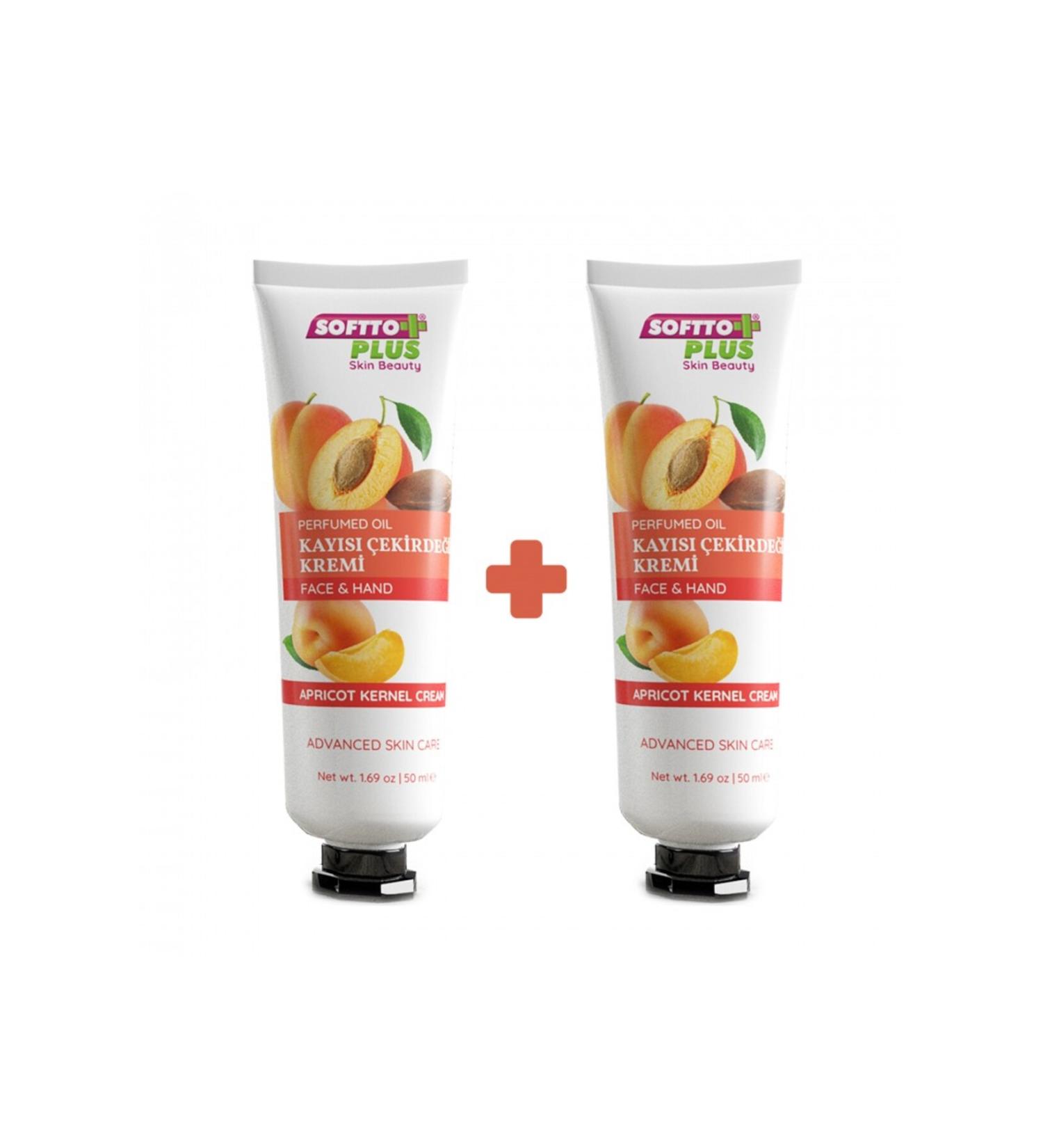 Softto Plus Miracle Apricot Kernel Oil Hand Face Cream 50 ML+50 ML
