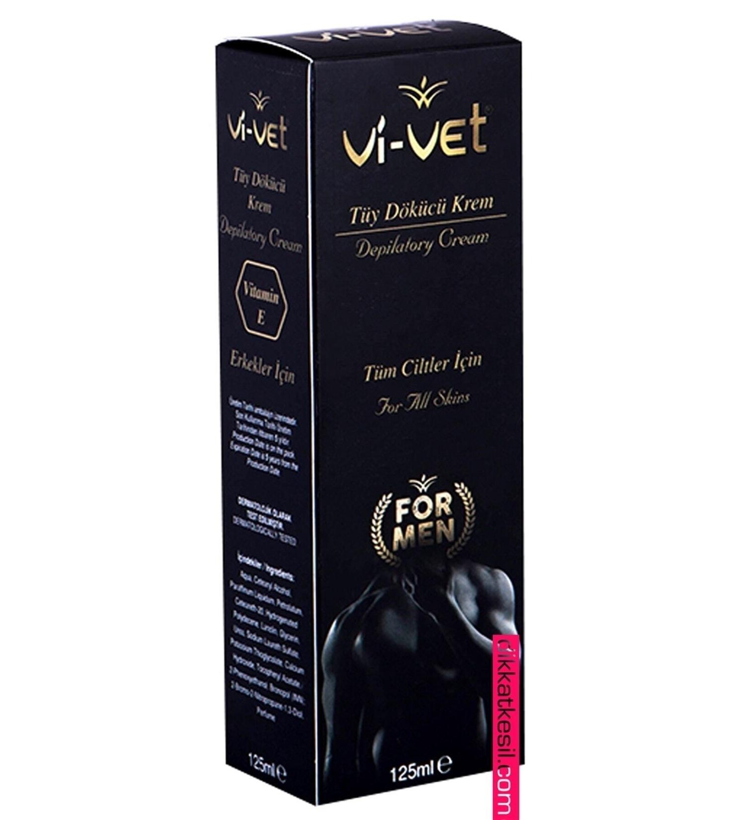 Vivet Vivet Hair Removal For Men 125 Ml Cream 8697422251220
