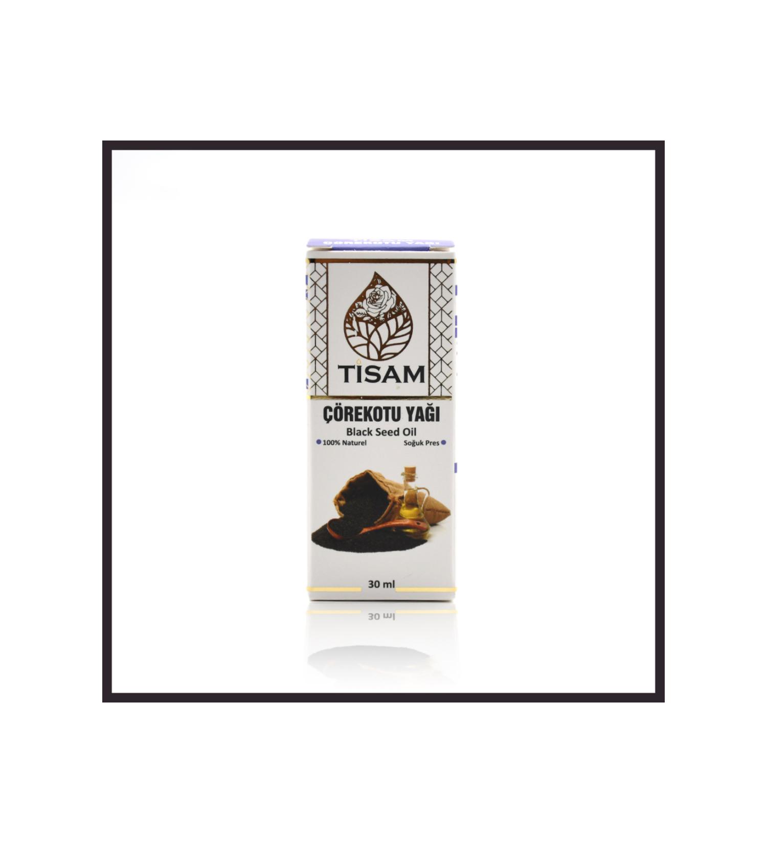 T SAM BLACK SEED OIL 30ML 100% PURE COLD PRESSED 2 PIECES
