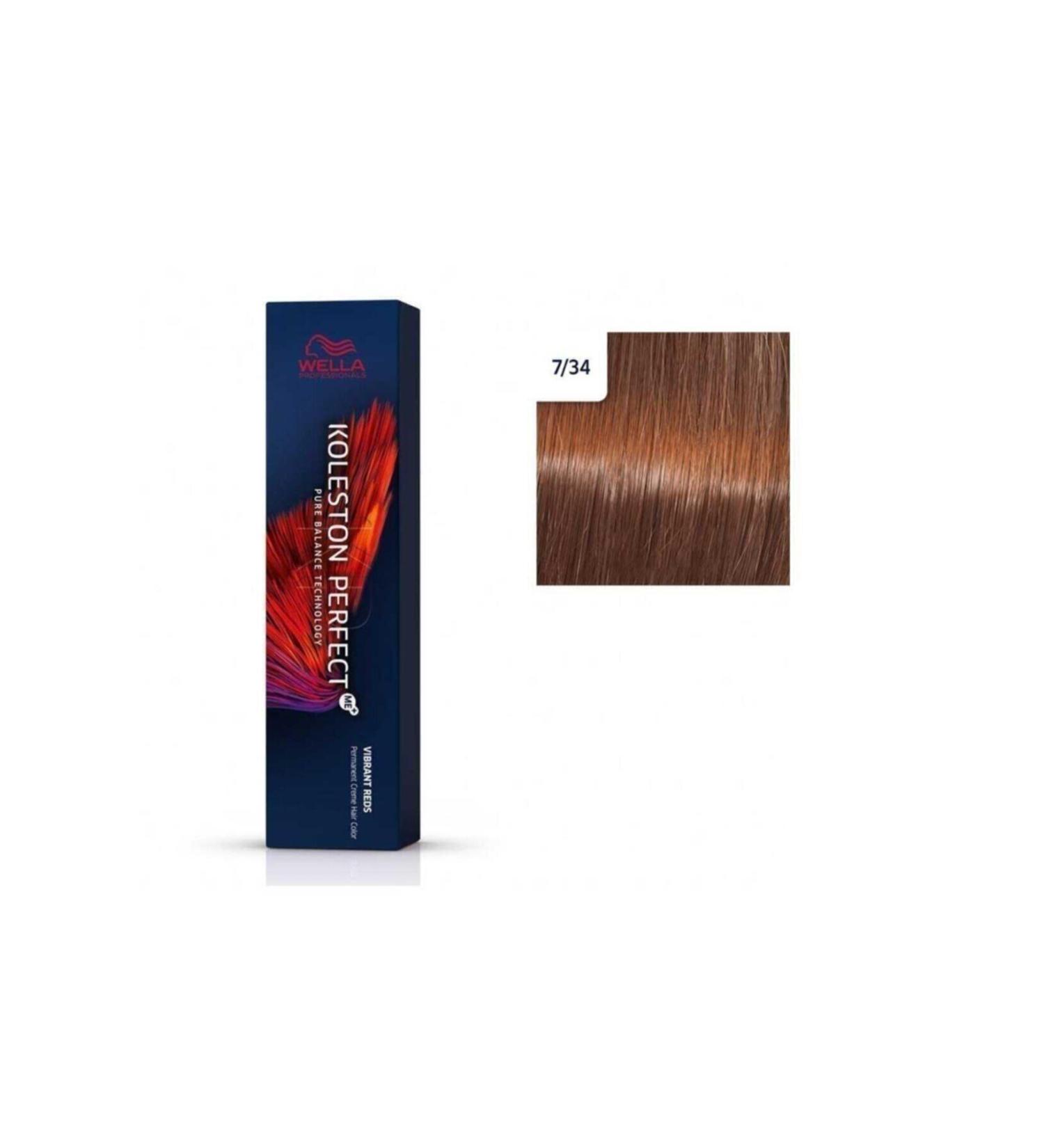 Wella Koleston Perfect Me+ Vibrant Reds 7/34 Blonde 60ml DYE12
