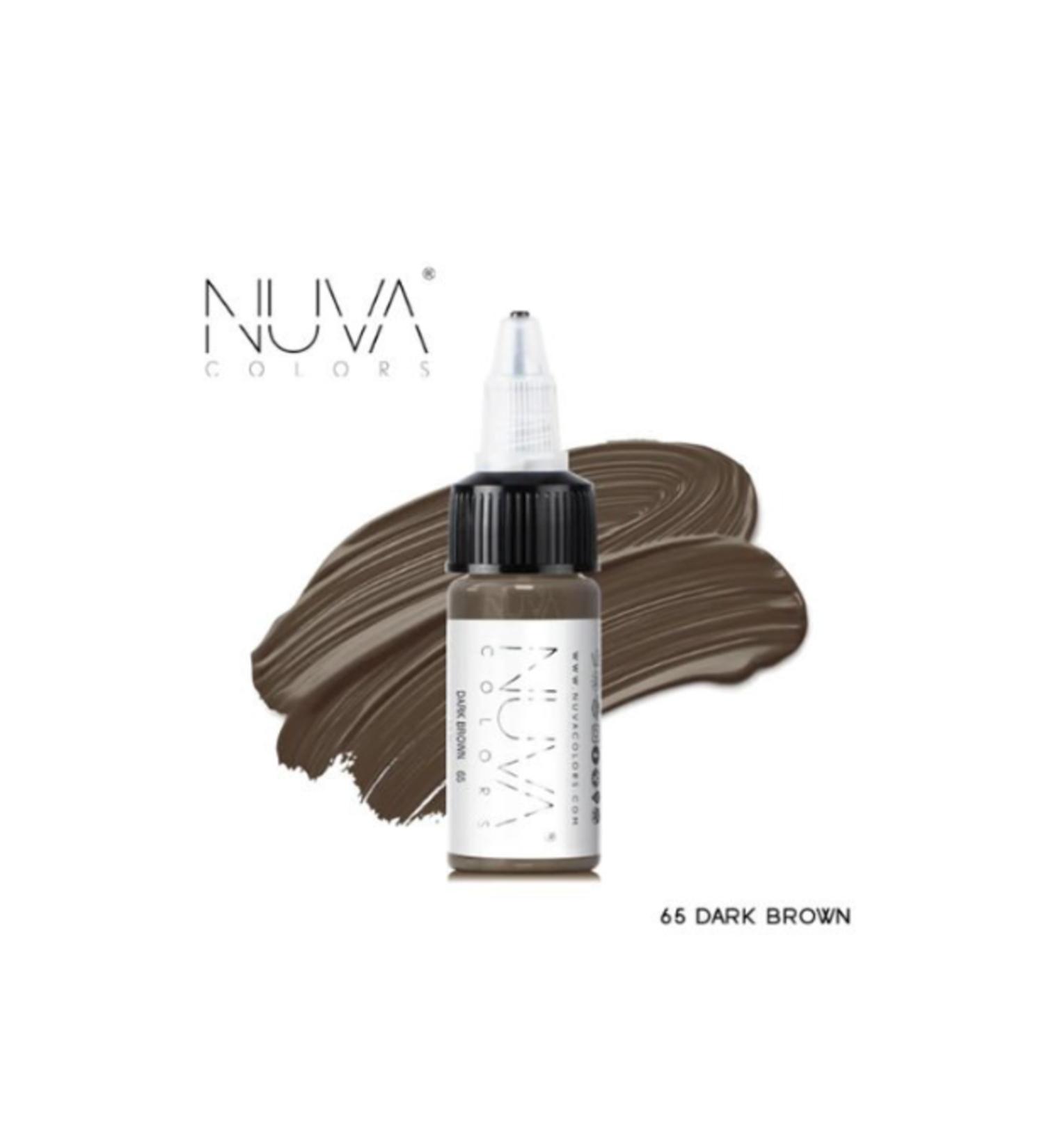 nuva colors Dark Brown Eyebrow Dye 15 Ml