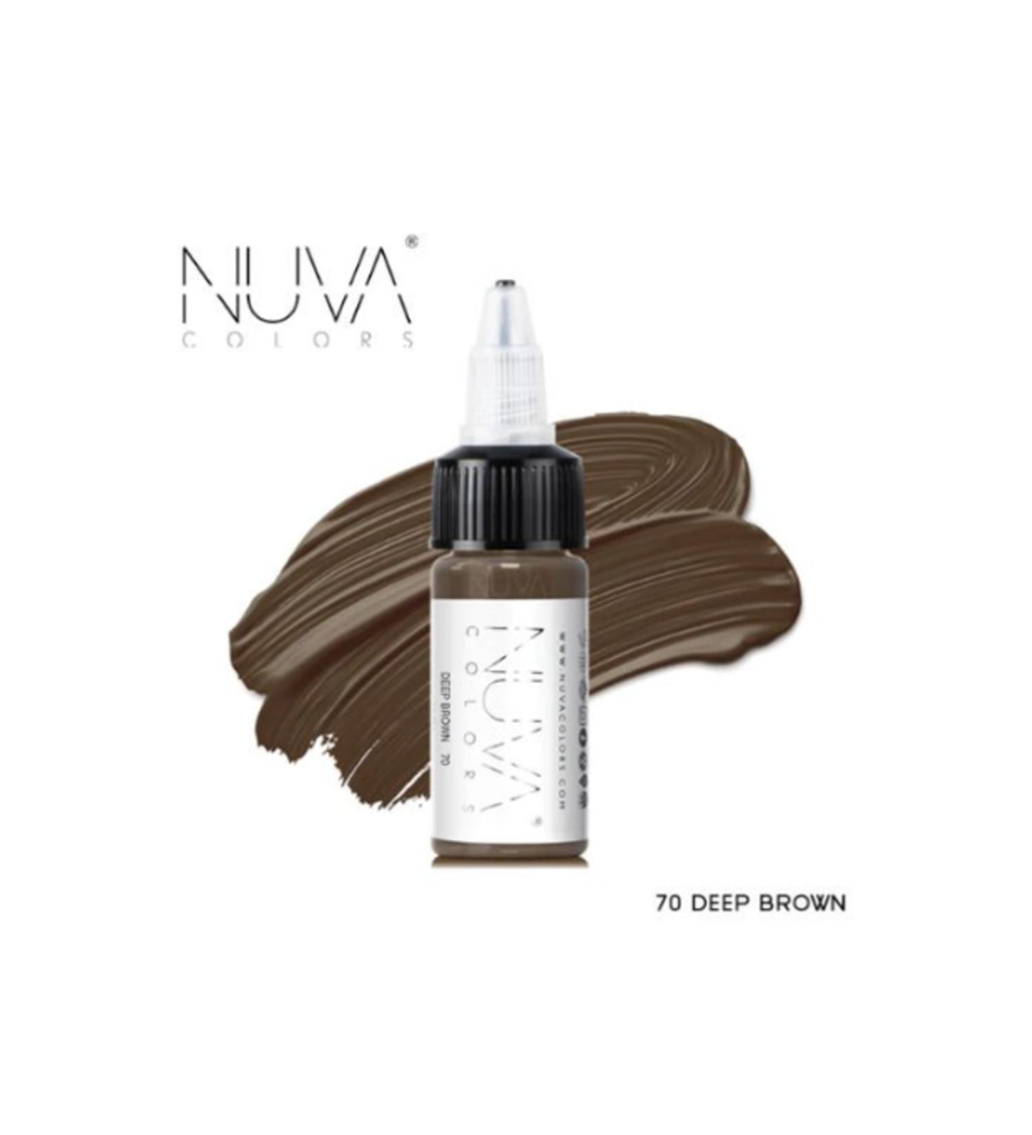nuva colors Deep Brown Eyebrow Dye 15 Ml