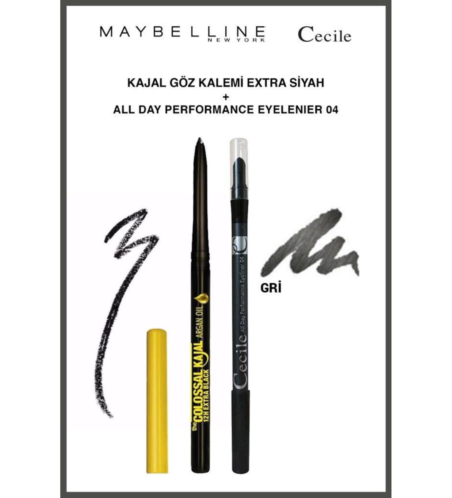 Maybelline New York Maybelline Argan Oil Eye Pencil Cecile All Day 04 Effective Looks Makeup Set