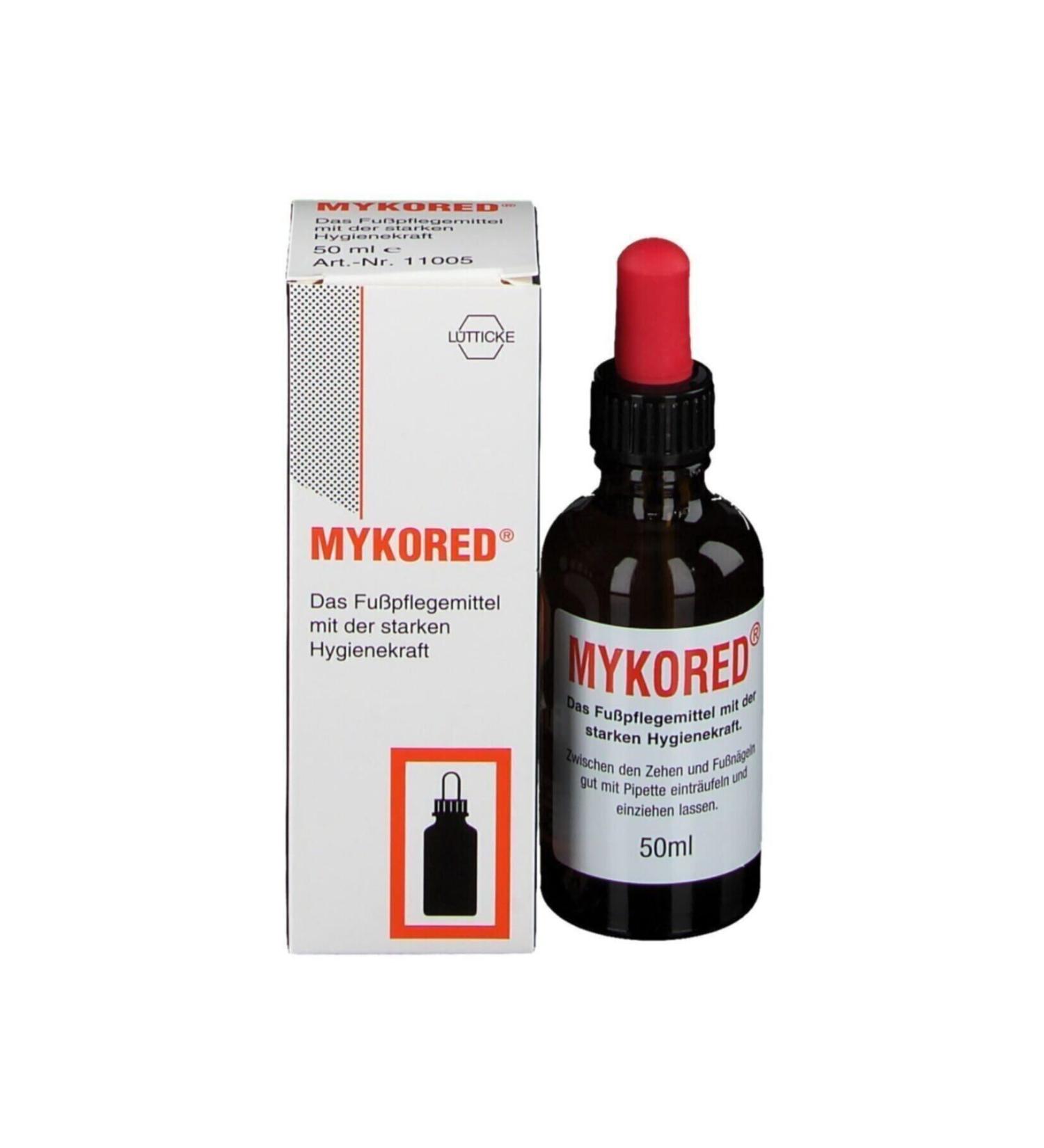 Mykored Hand Foot Antifungal Drops 50 ml - Buy Online on GoSupps.com