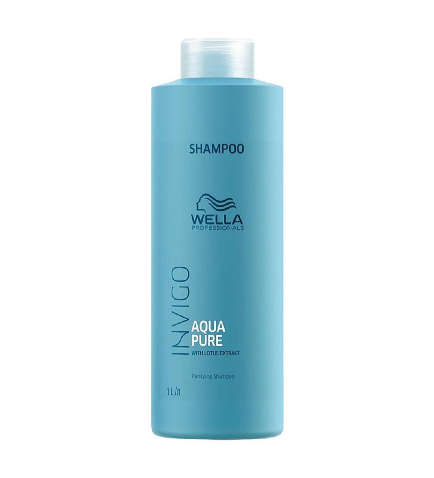 wella Professionals Hair Refreshing and Cleansing Purifying Shampoo 1000ml.... Invigo Aqua Pure