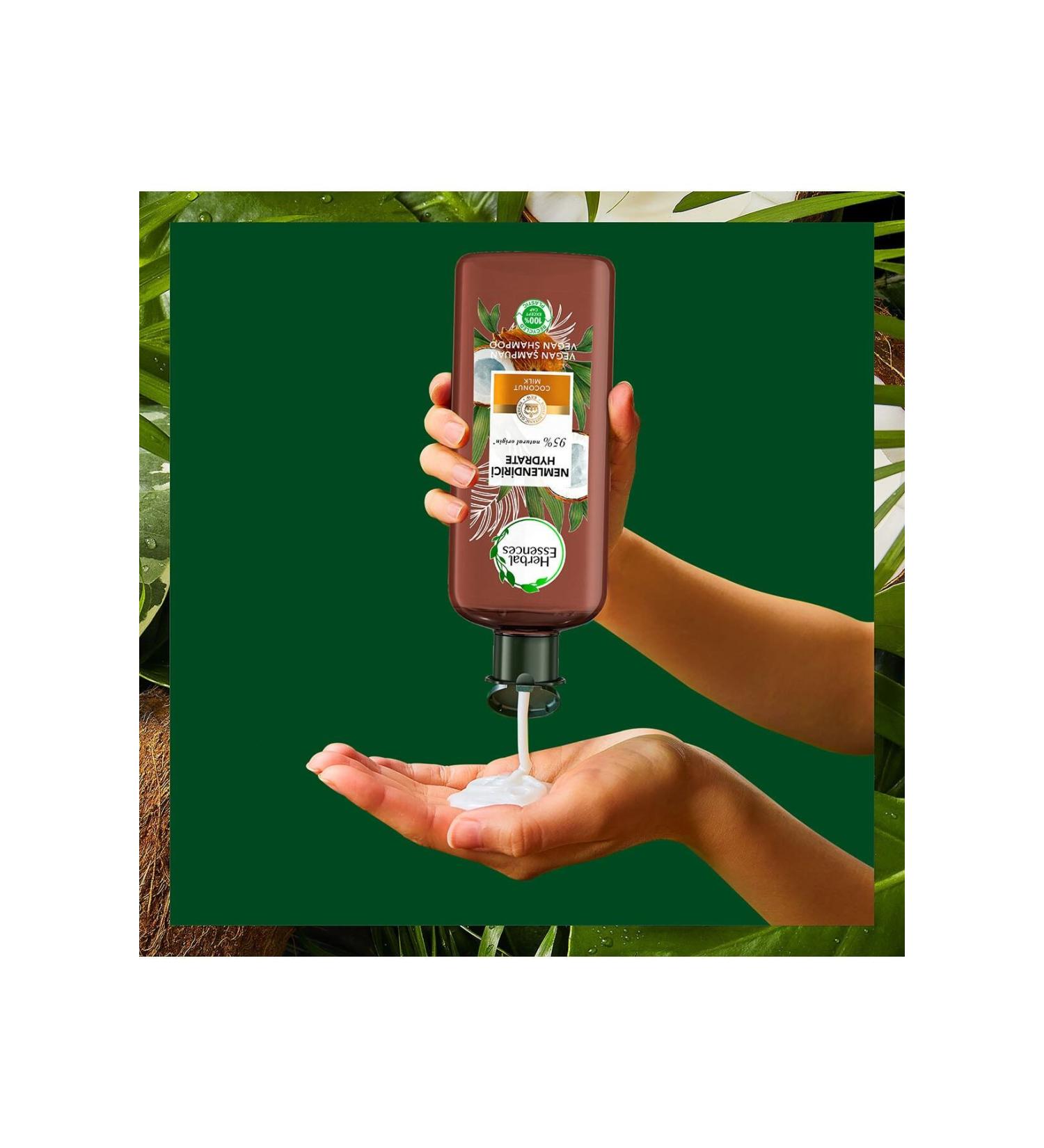 Herbal Essences Shampoo Moisturizing Coconut 400 ml Naturals7