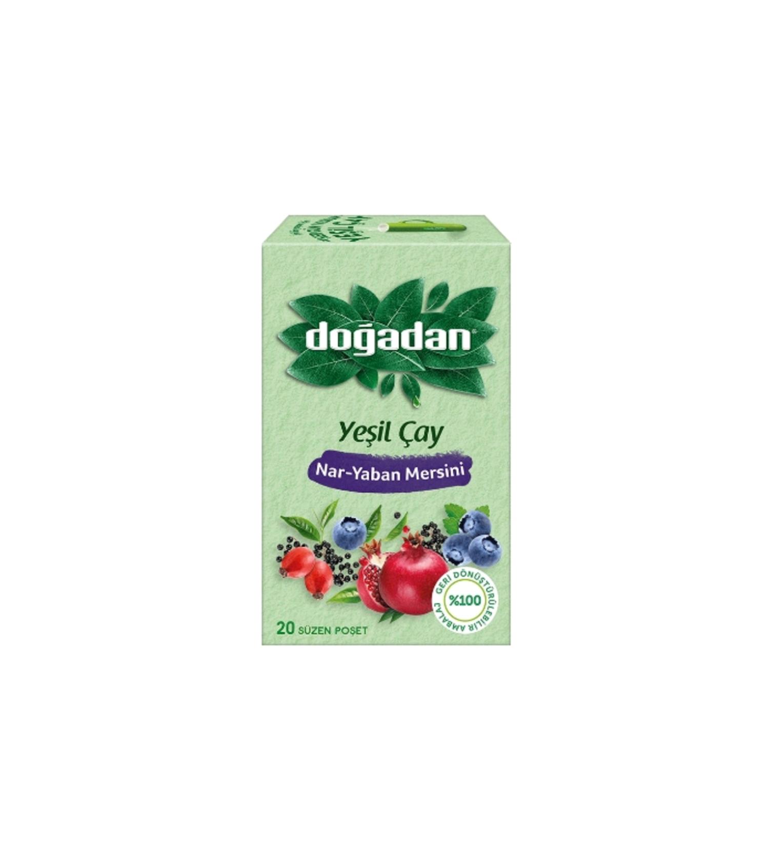 Do adan 6-Pack Do adan Green Tea Pomegranate Blueberry (Herbal Tea) 36 Gr. EMH