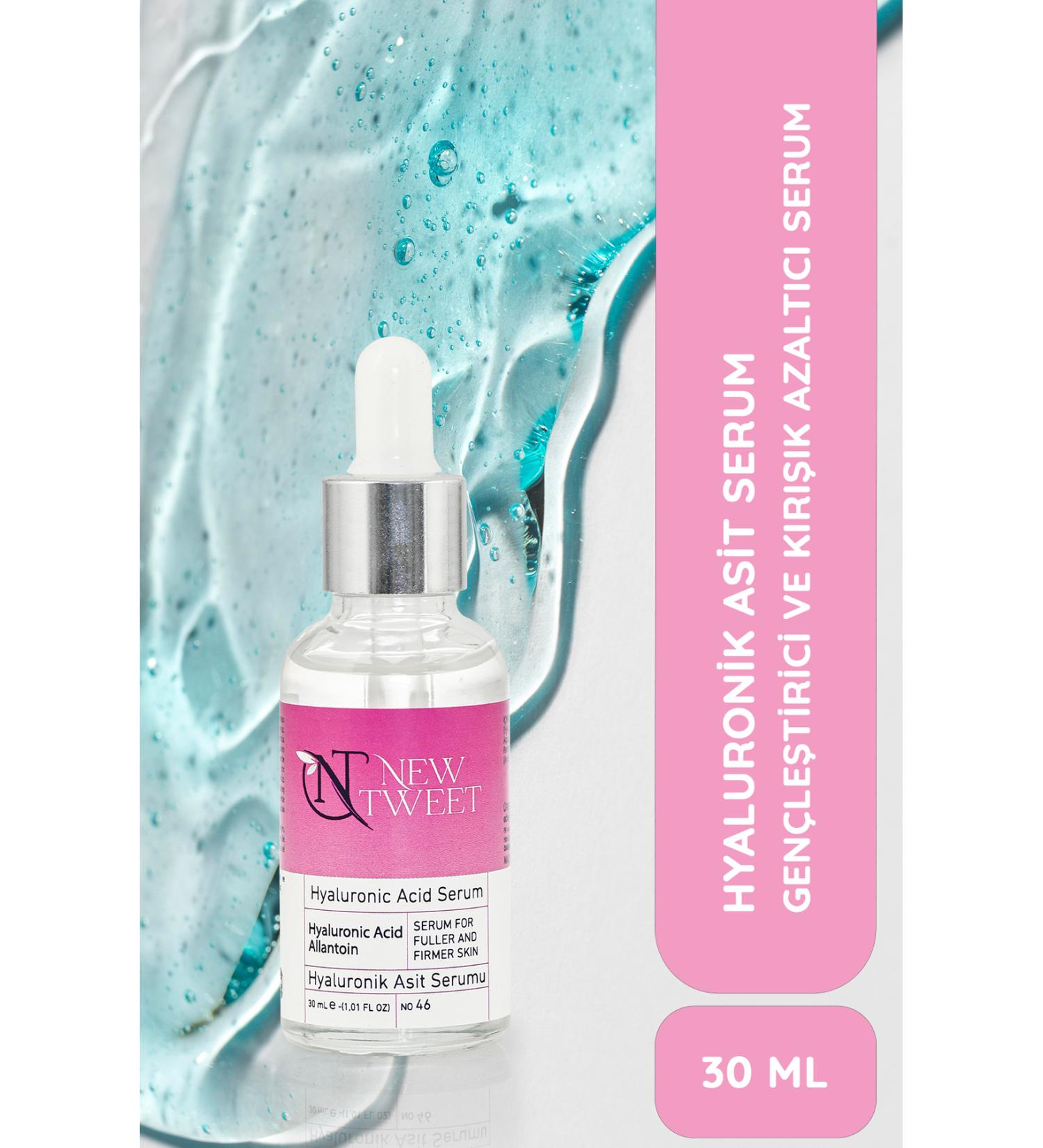 new tweet Hyluronic Acid (rejuvenating and wrinkle reducing) serum 30ml - Buy Online on GoSupps.com