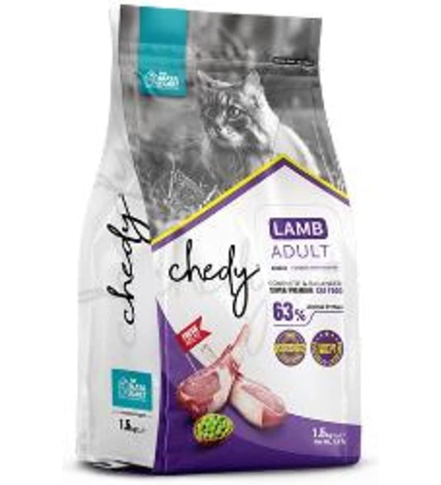 FEYYAZZ Chedy Super Premium Lamb Adult Cat Food 1.5 Kg